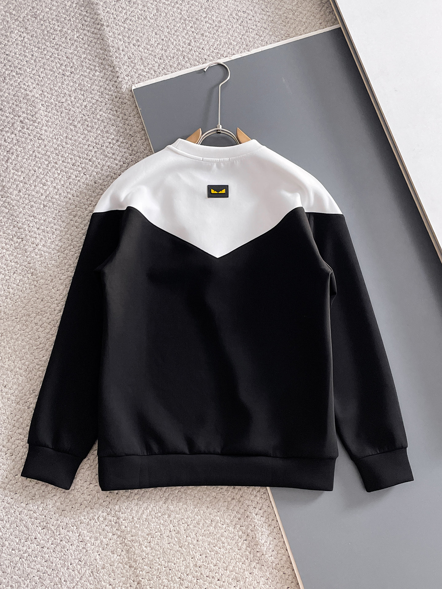 Fendi Male Hoodie Cotton Black Xs-s-m-l