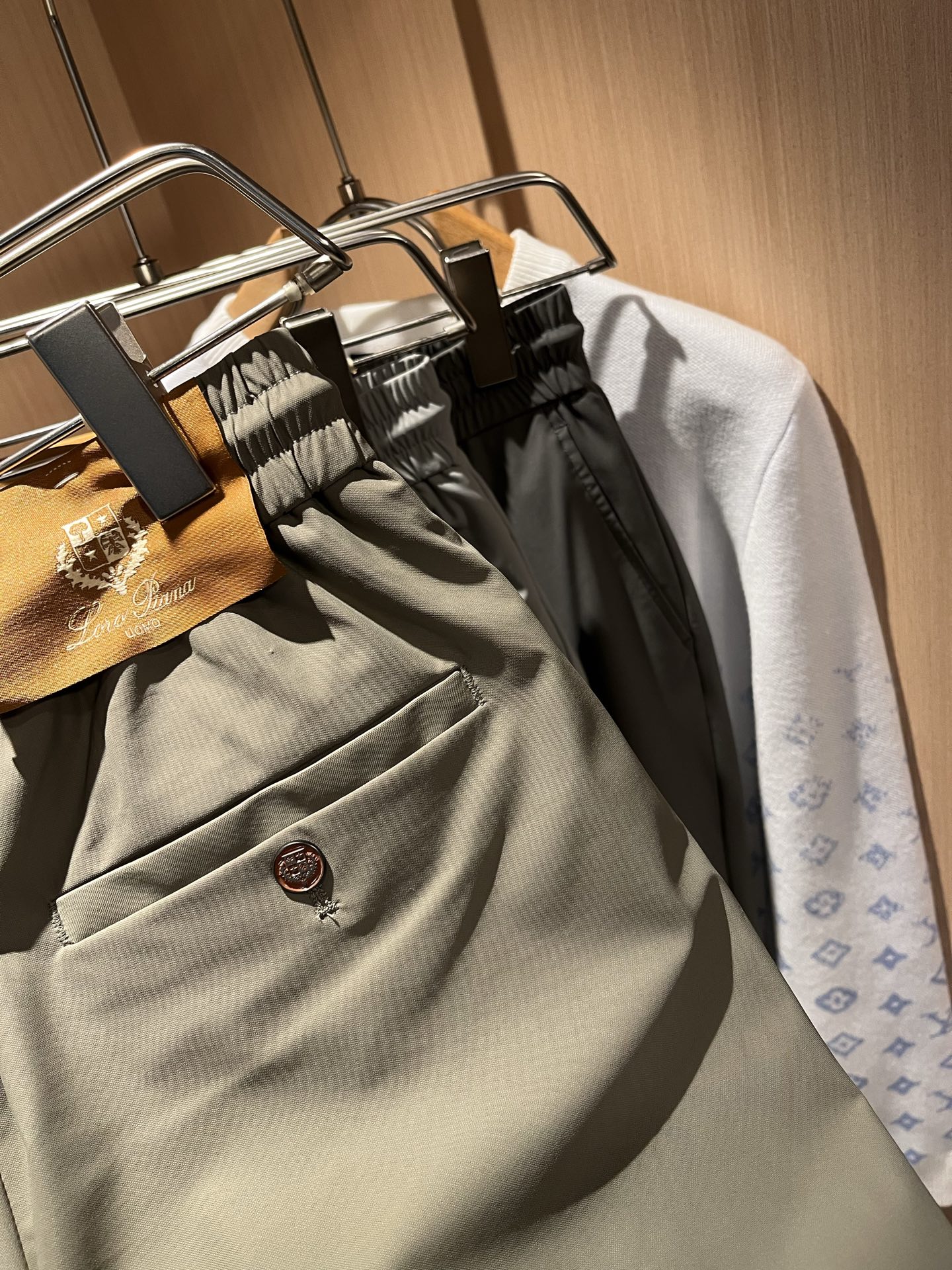 Loro Piana Male Basic Clothing Slim Fit L