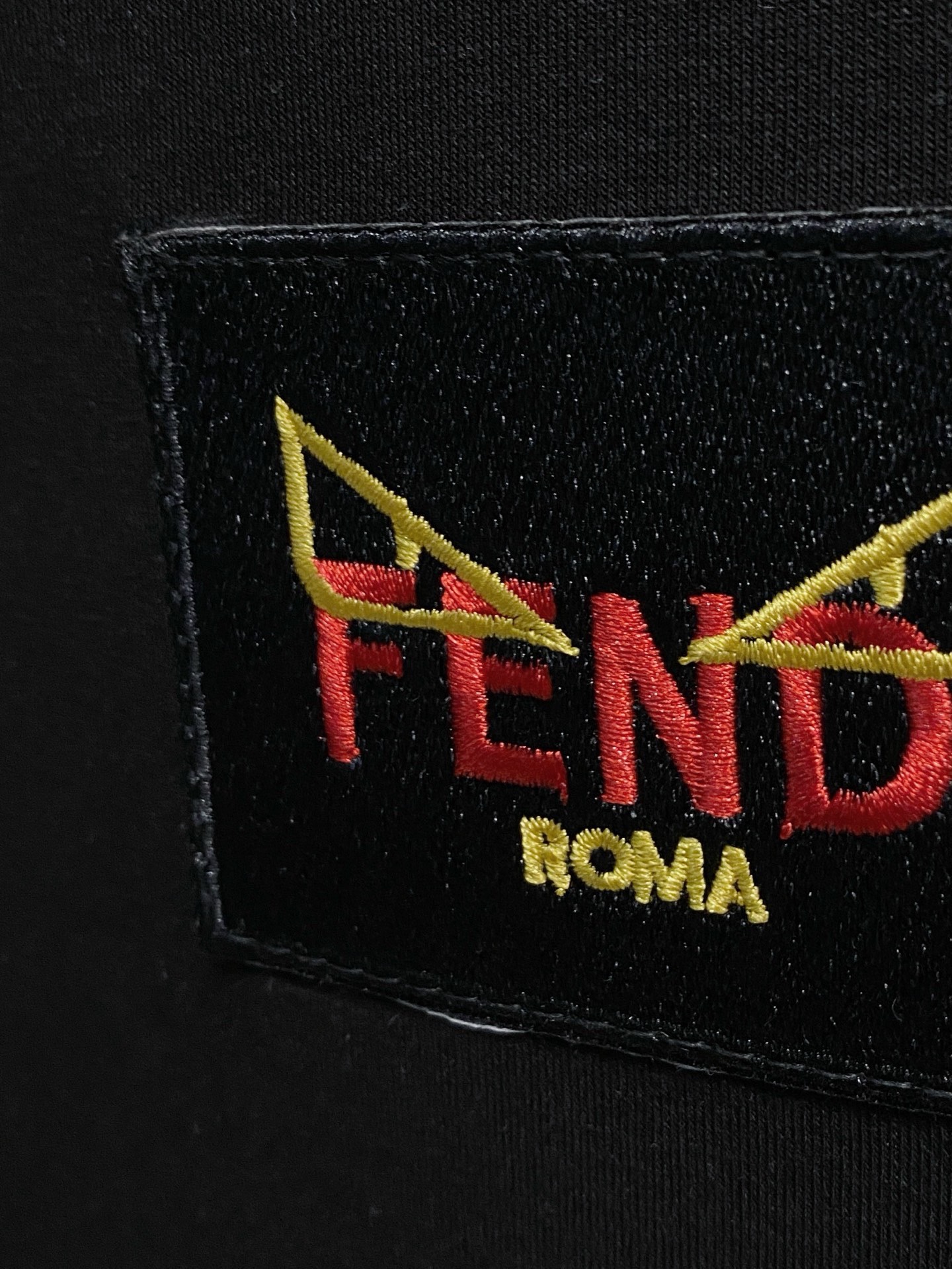 Fendi Male Hoodie Cotton Black Xs-s-m-l