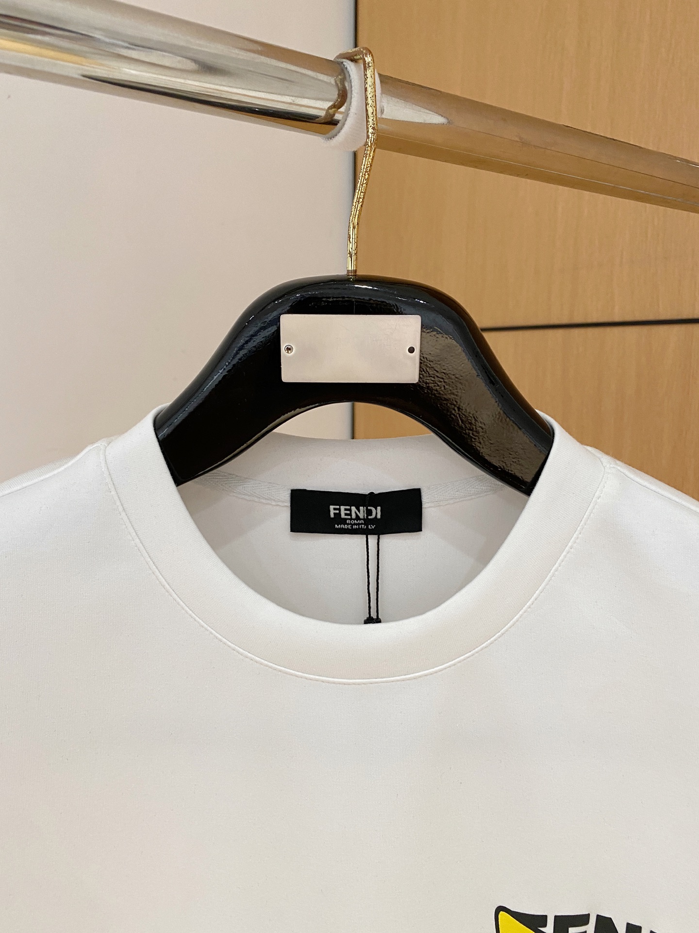 Fendi Male Hoodie Cotton Black Xs-s-m-l