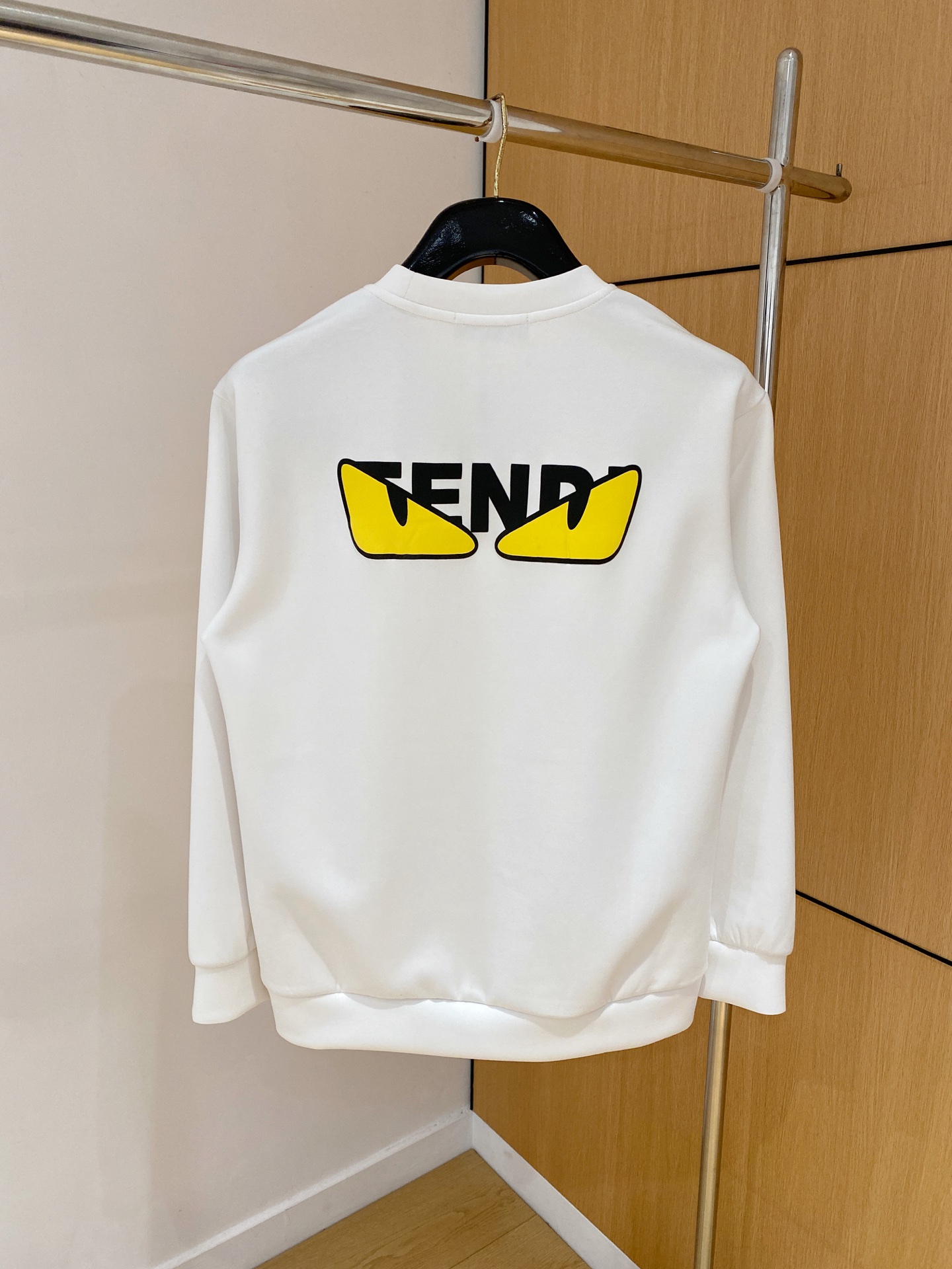 Fendi Male Hoodie Cotton Black Xs-s-m-l