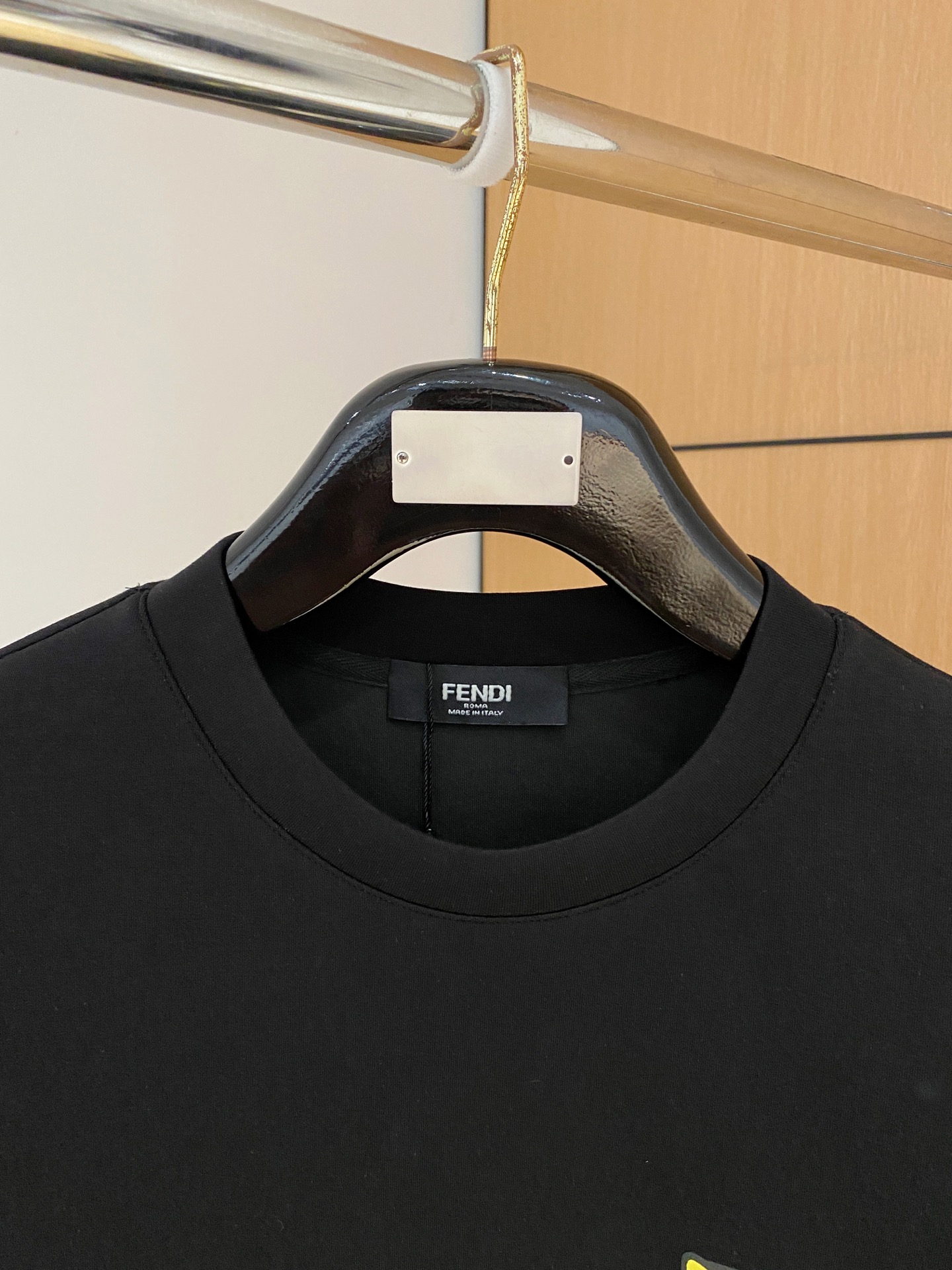 Fendi Male Hoodie Cotton Black Xs-s-m-l