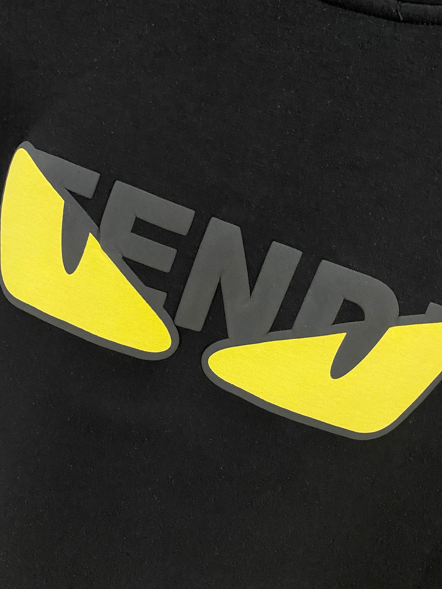 Fendi Male Hoodie Cotton Black Xs-s-m-l