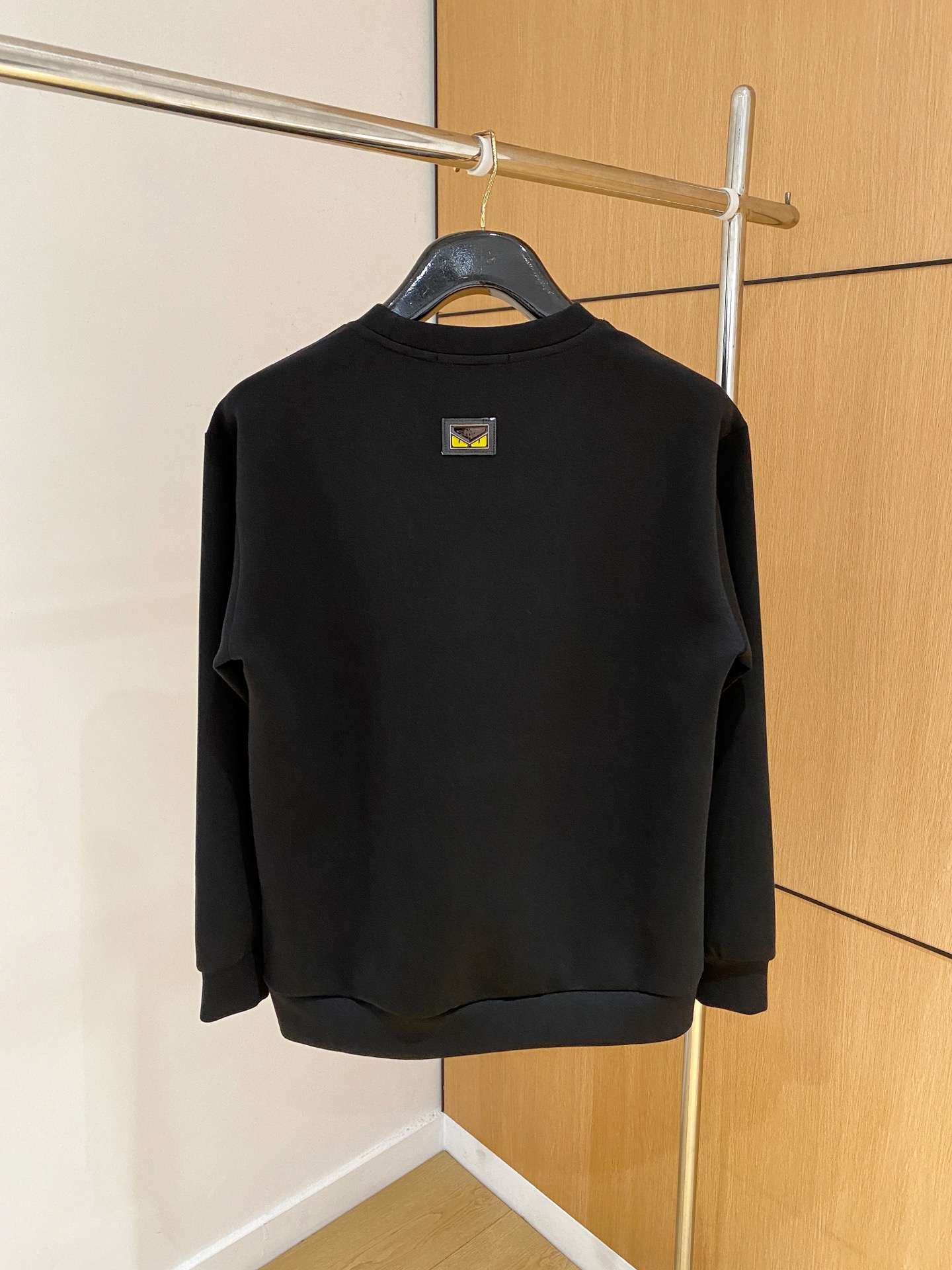 Fendi Male Hoodie Cotton Black Xs-s-m-l