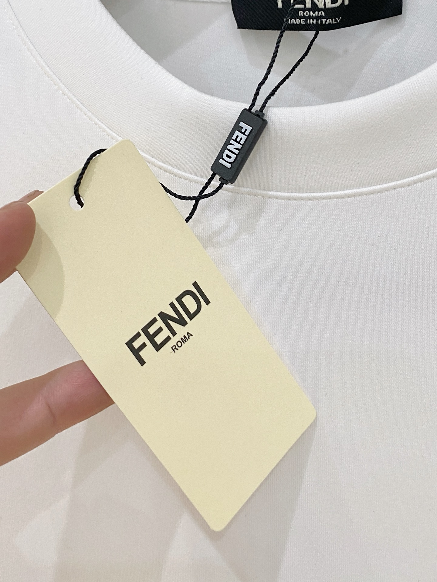 Fendi Male Hoodie Cotton Black Xs-s-m-l