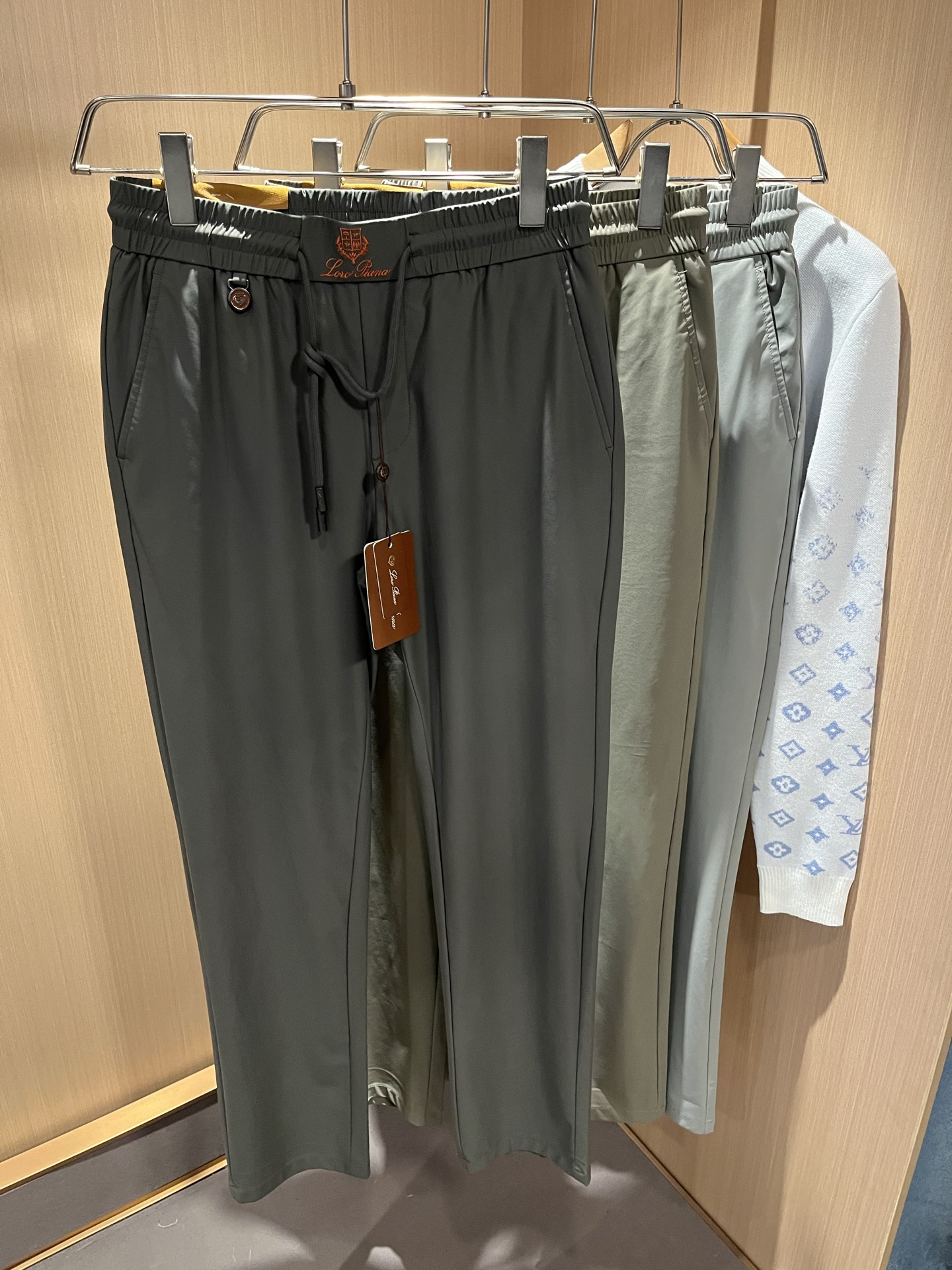 Loro Piana Male Basic Clothing Slim Fit L