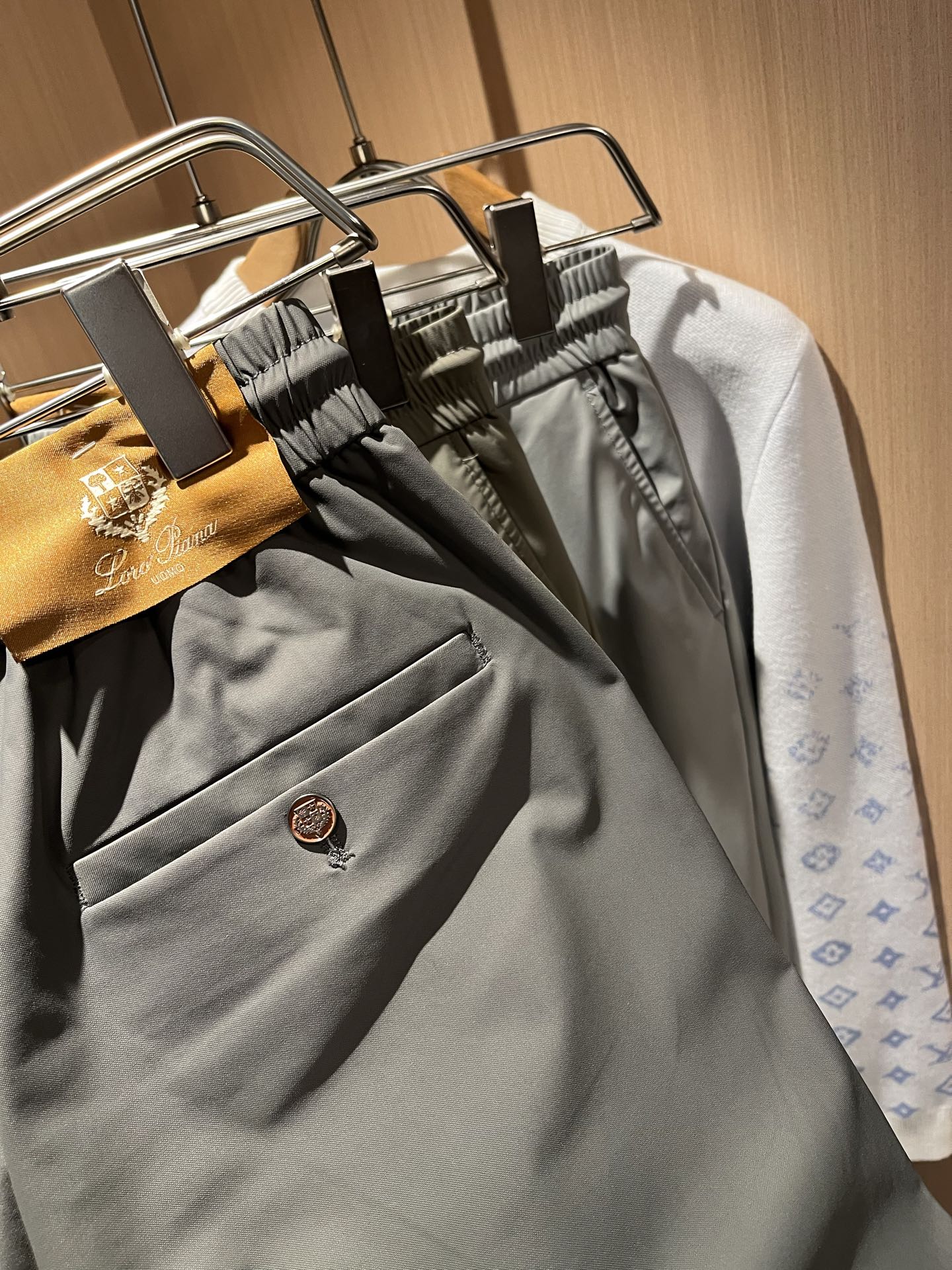 Loro Piana Male Basic Clothing Slim Fit L