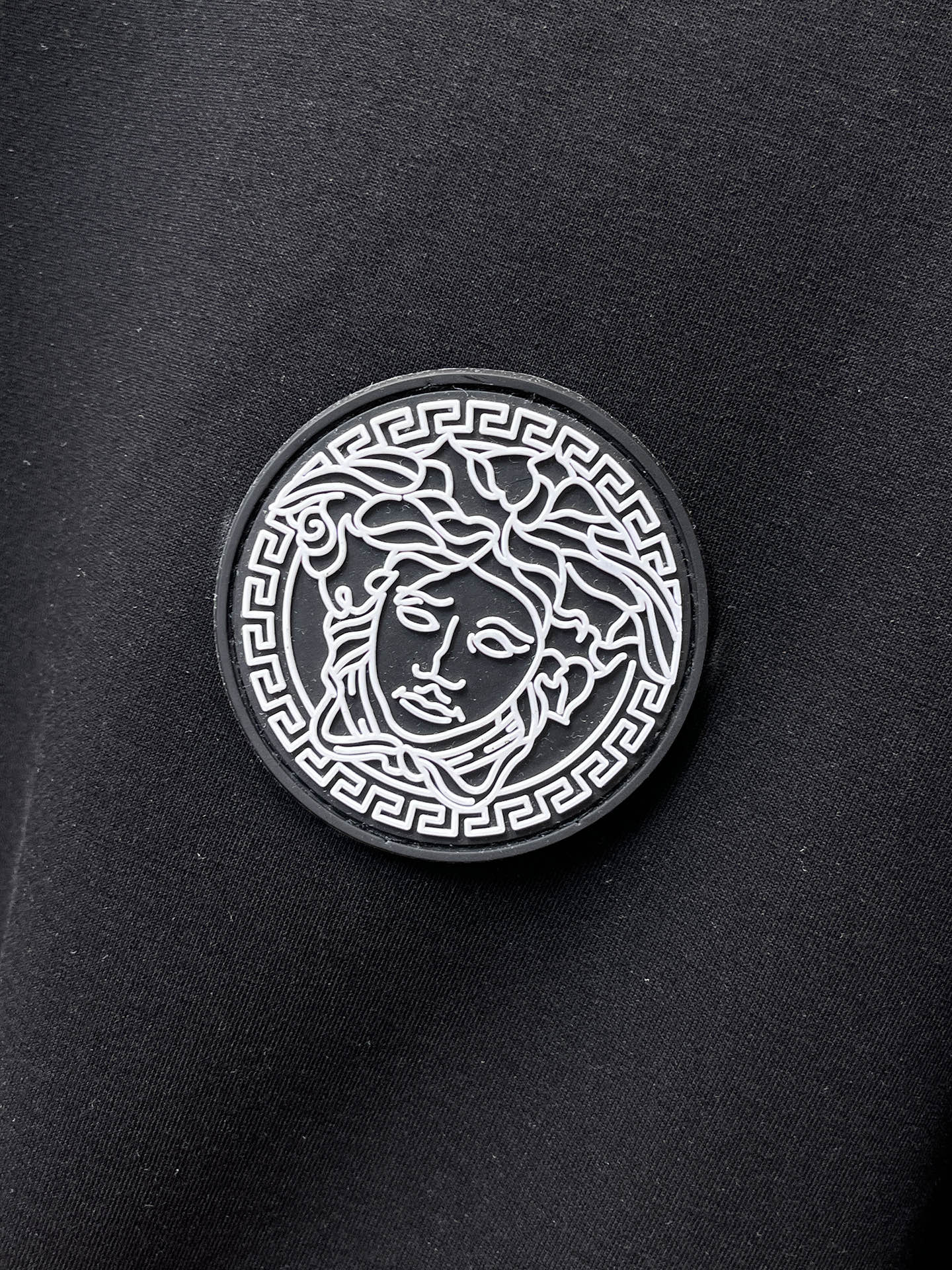 Versace Male Hoodie Cotton Black Xs-s-m-l