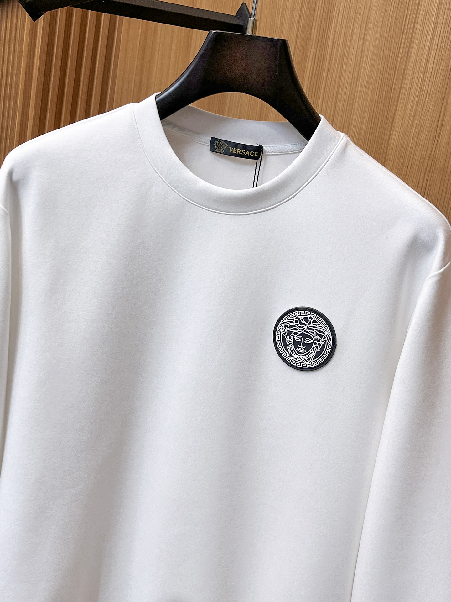 Versace Male Hoodie Cotton Black Xs-s-m-l