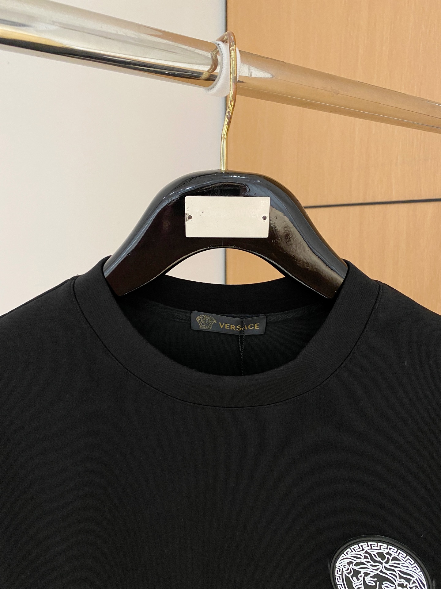 Versace Male Hoodie Cotton Black Xs-s-m-l