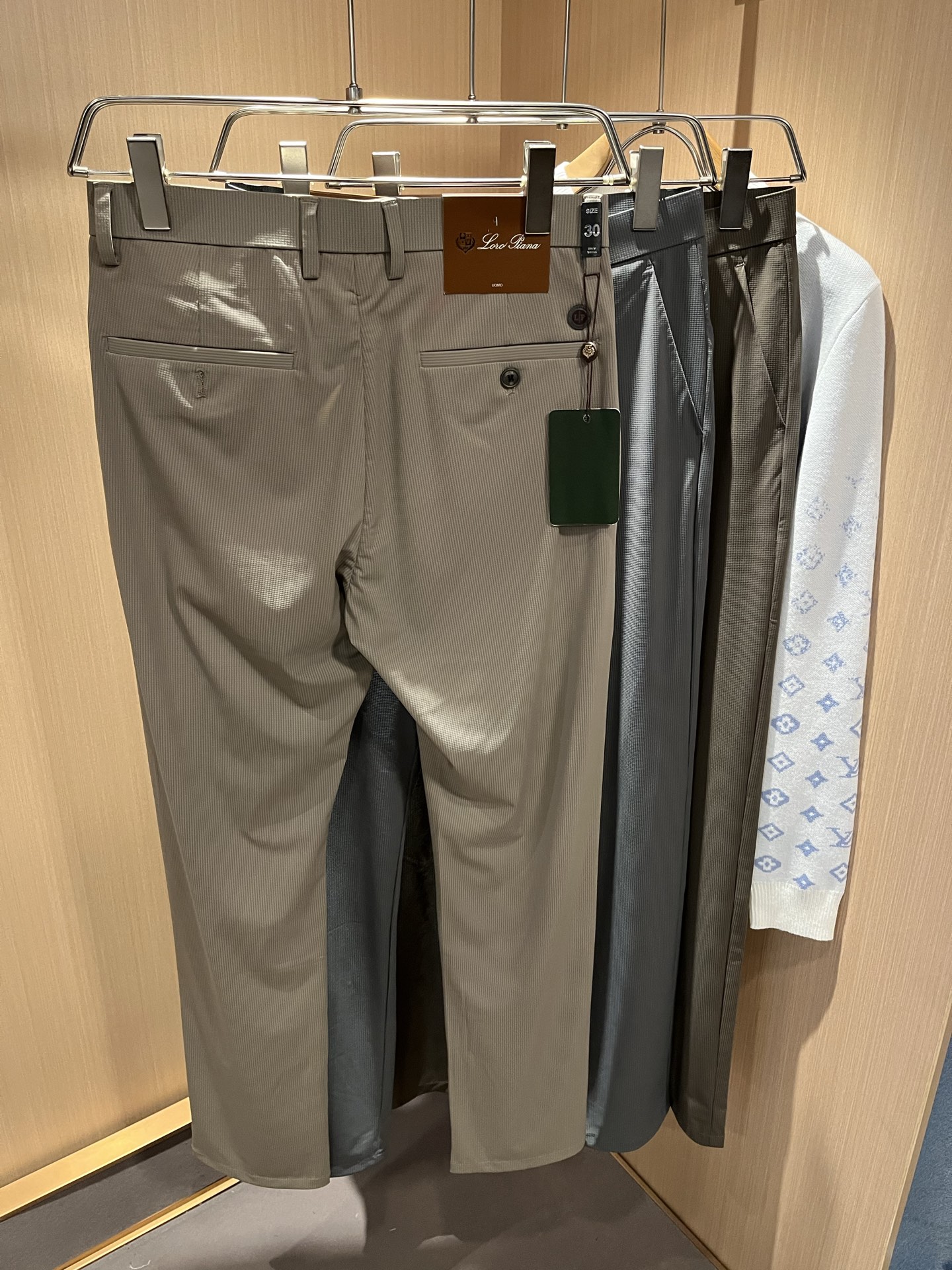Loro Piana Male Basic Clothing Slim Fit L