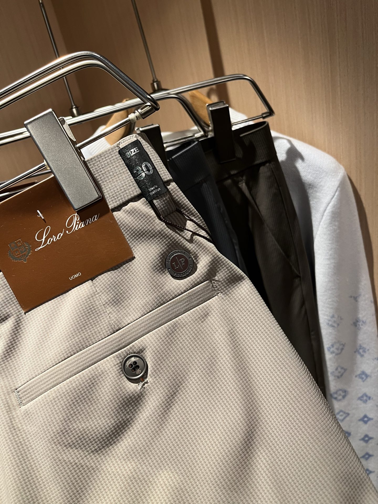 Loro Piana Male Basic Clothing Slim Fit L