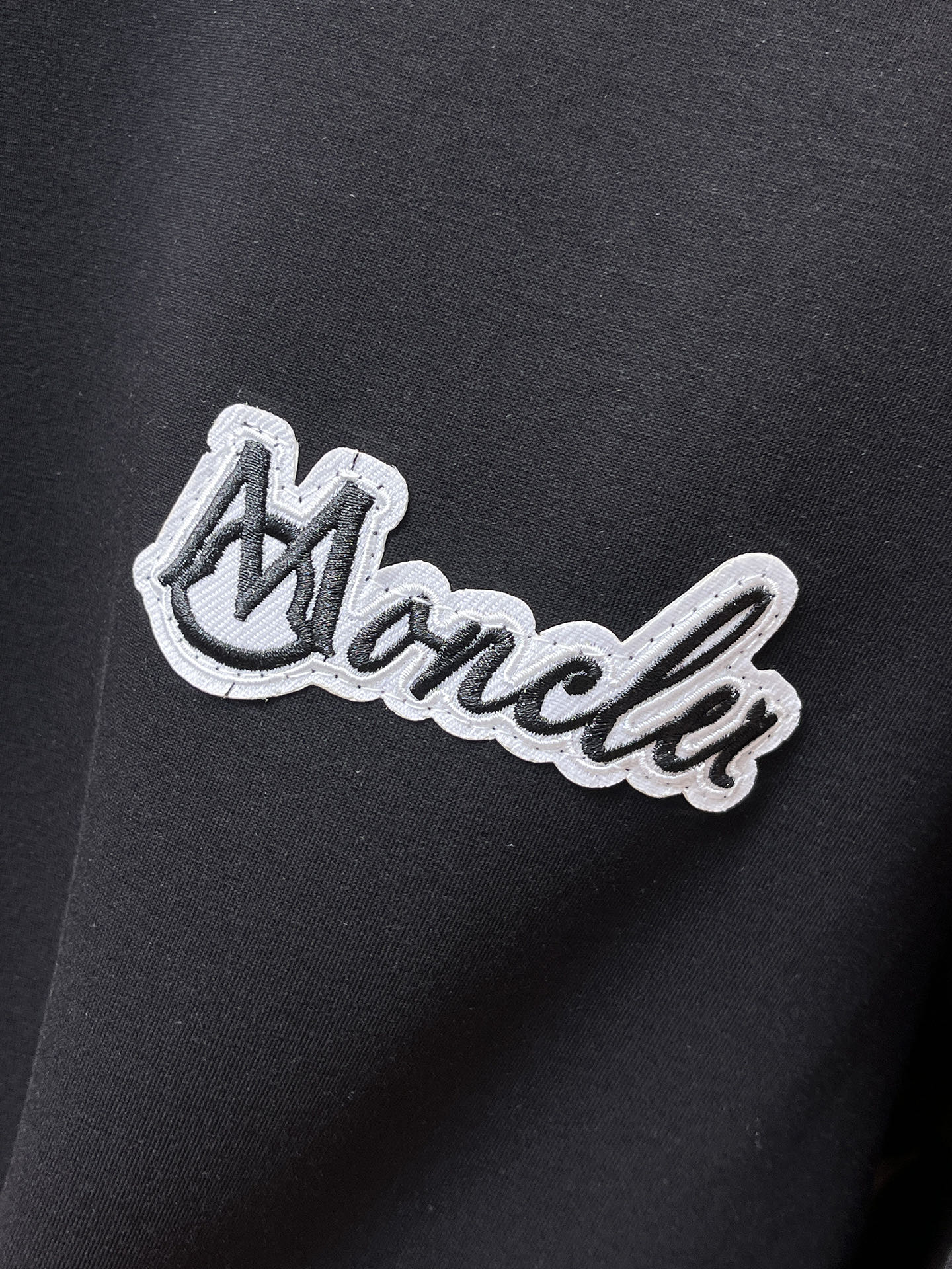 Moncler Male Hoodie Cotton Black Xs-s-m-l