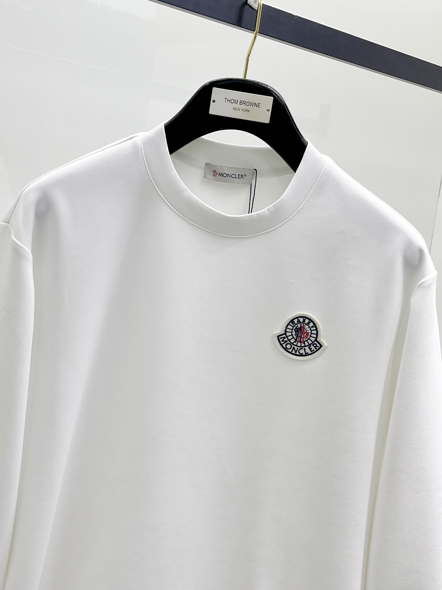 Moncler Male Hoodie Cotton Black Xs-s-m-l