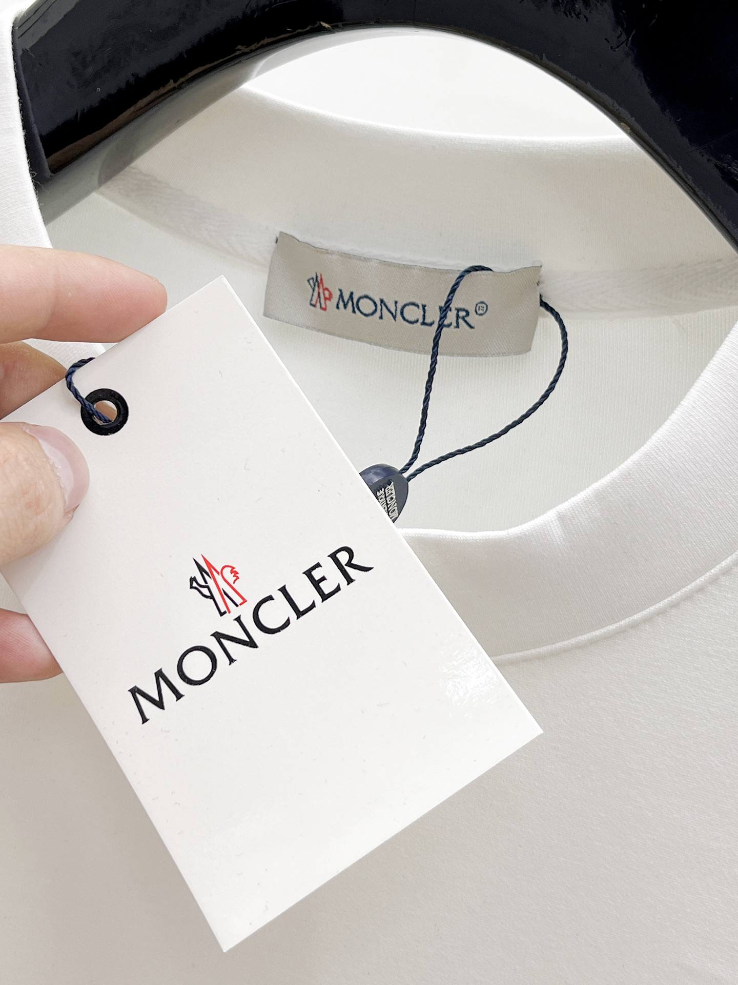 Moncler Male Hoodie Cotton Black Xs-s-m-l