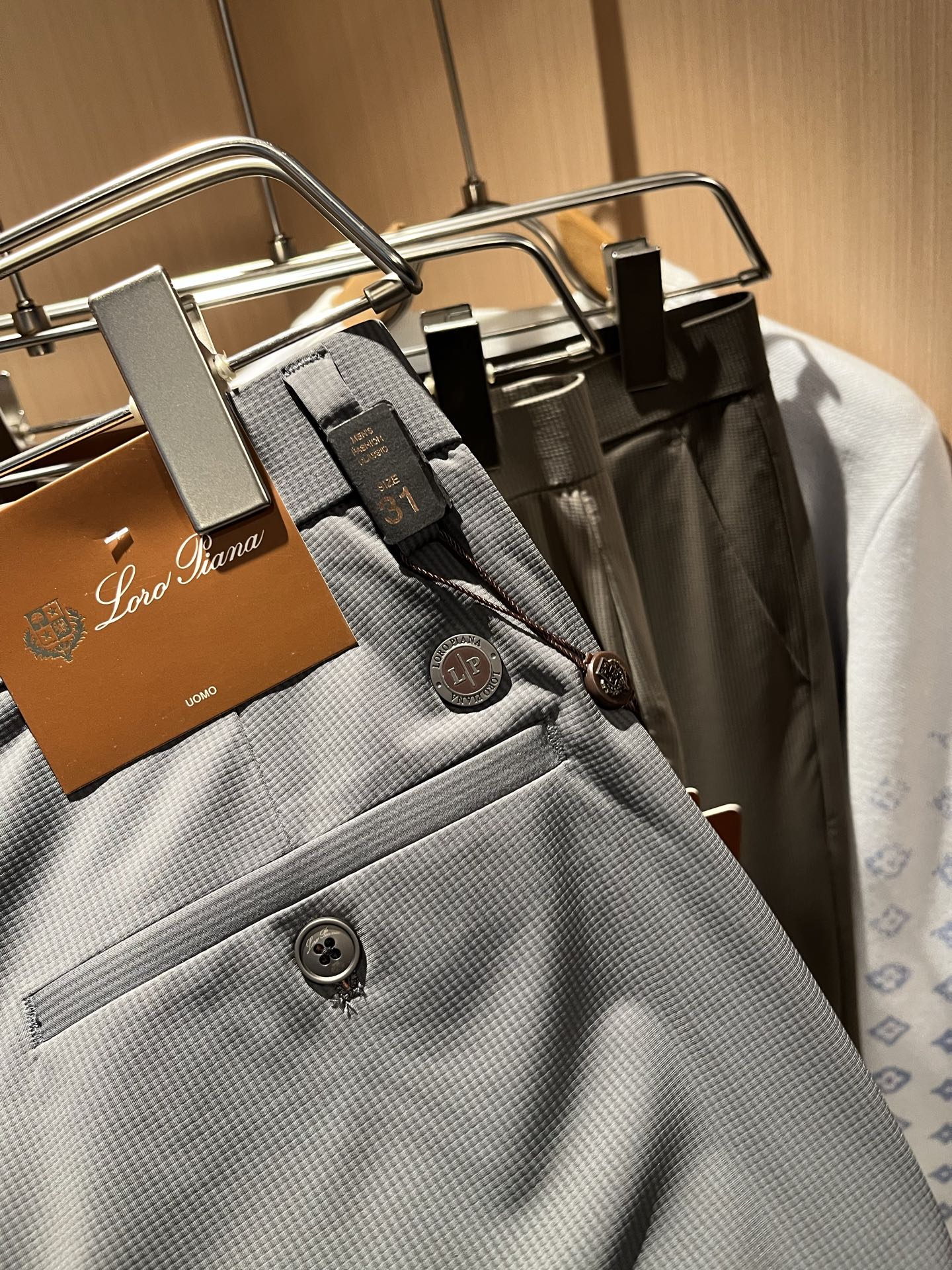 Loro Piana Male Basic Clothing Slim Fit L