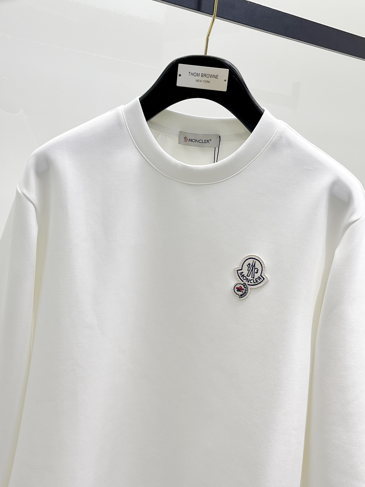 Moncler Male Hoodie Cotton Black Xs-s-m-l