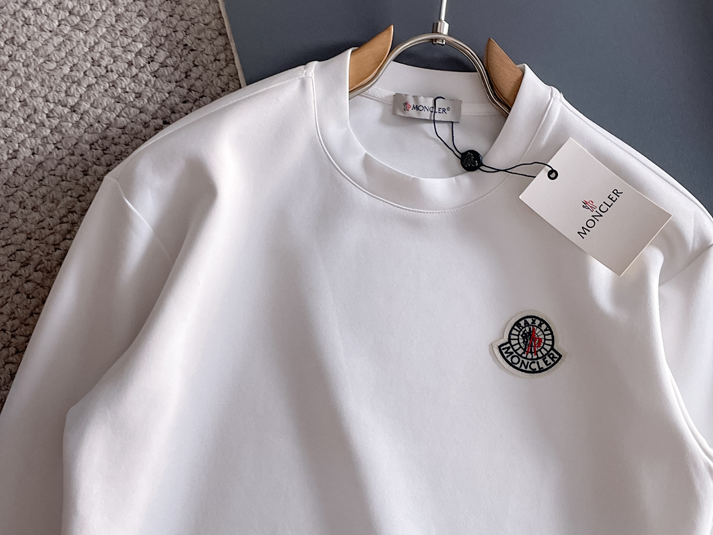 Moncler Male Hoodie Cotton Black Xs-s-m-l