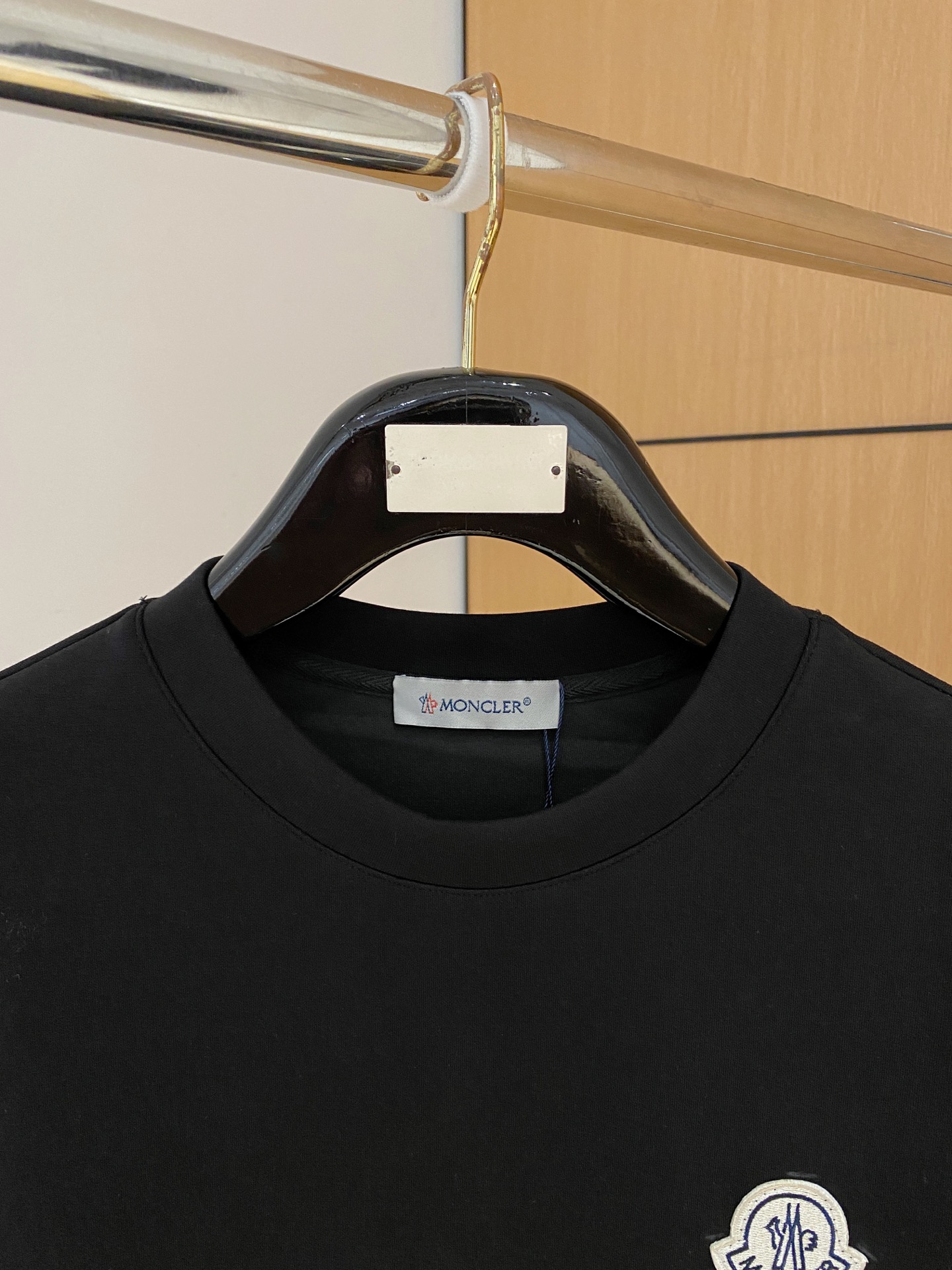 Moncler Male Hoodie Cotton Black Xs-s-m-l