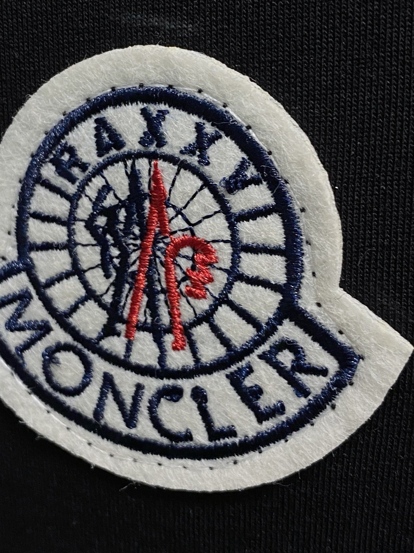 Moncler Male Hoodie Cotton Black Xs-s-m-l