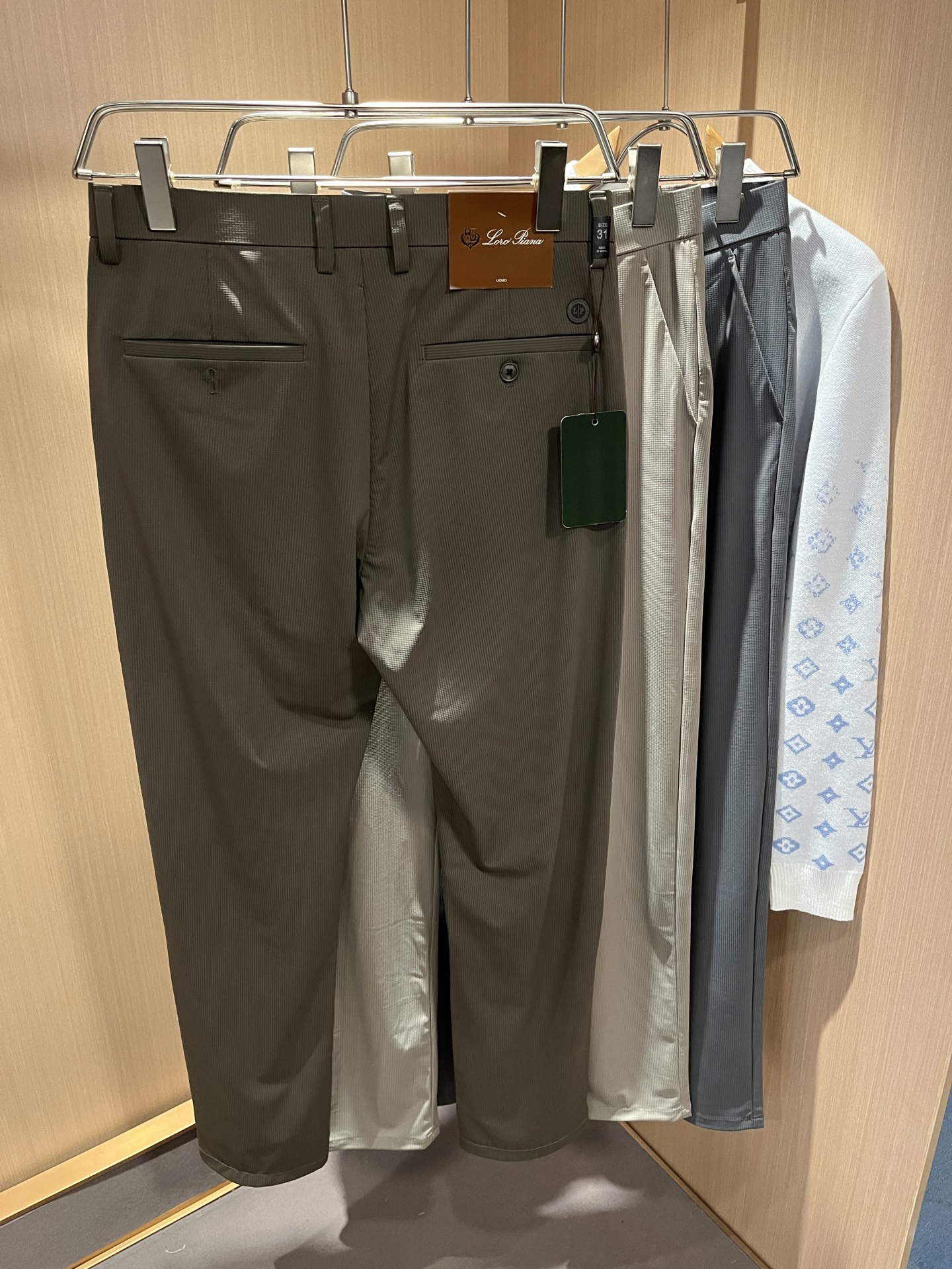 Loro Piana Male Basic Clothing Slim Fit L