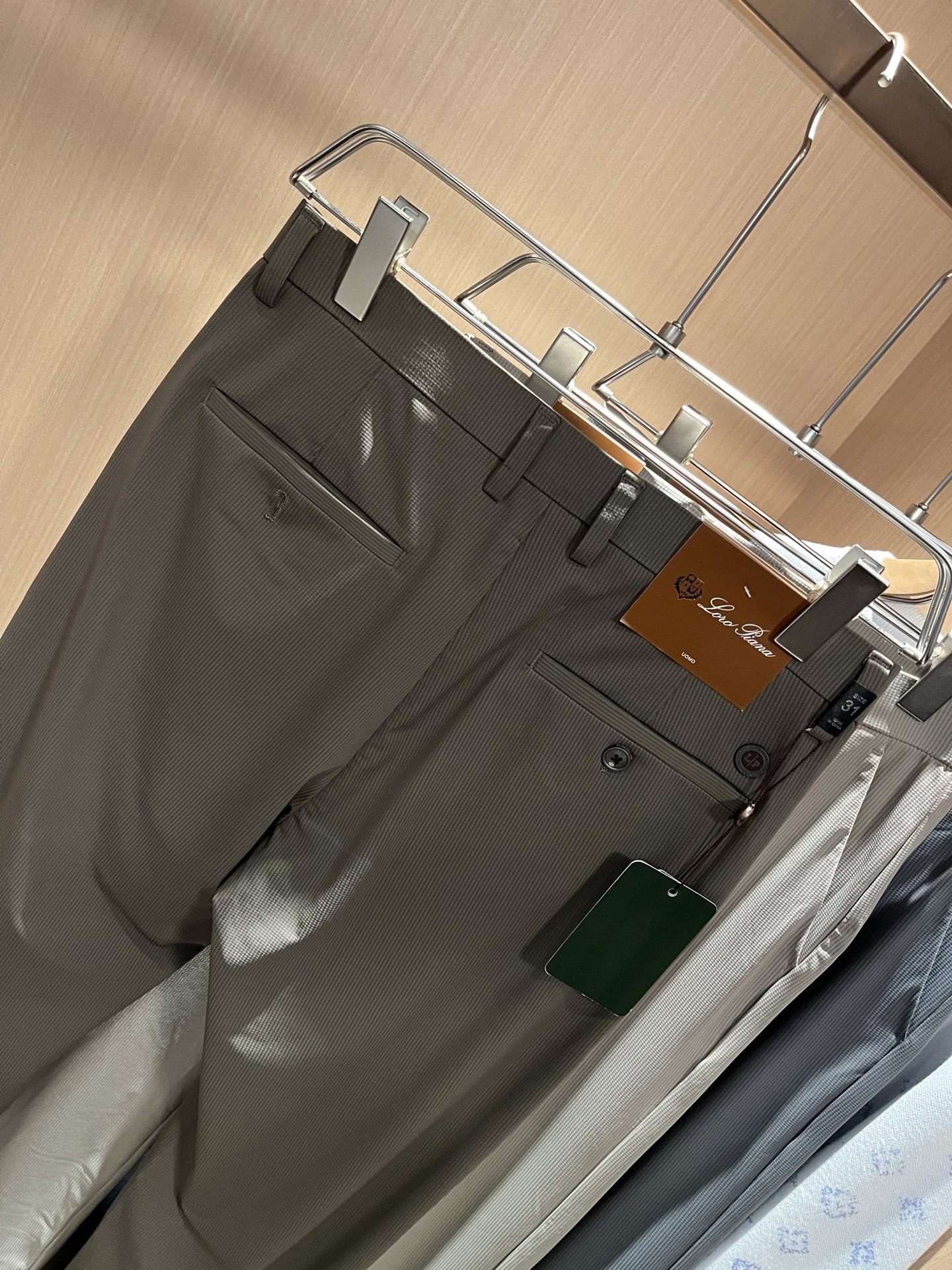 Loro Piana Male Basic Clothing Slim Fit L