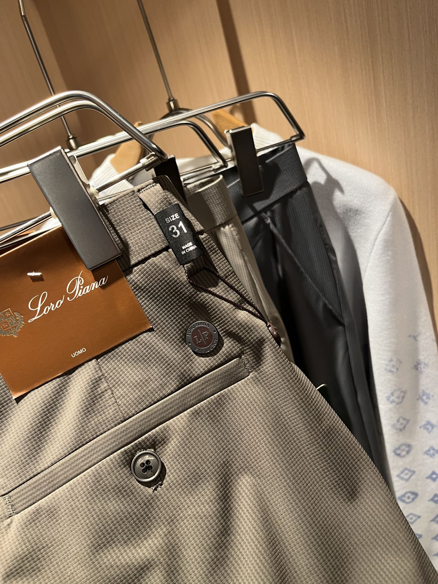 Loro Piana Male Basic Clothing Slim Fit L