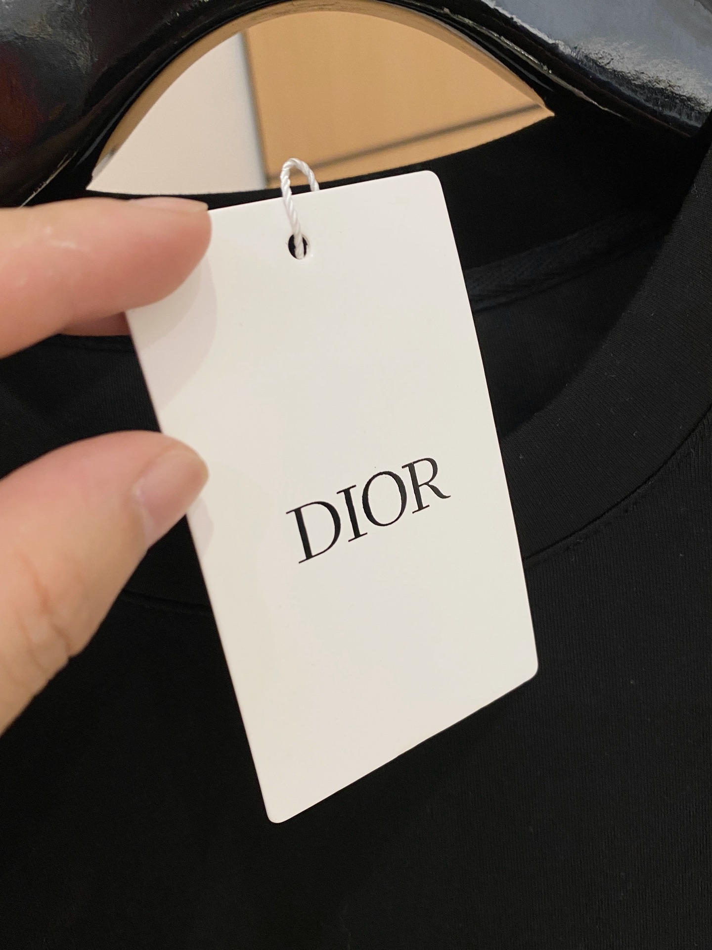 Dior Male Hoodie Cotton Black Xs-s-m-l