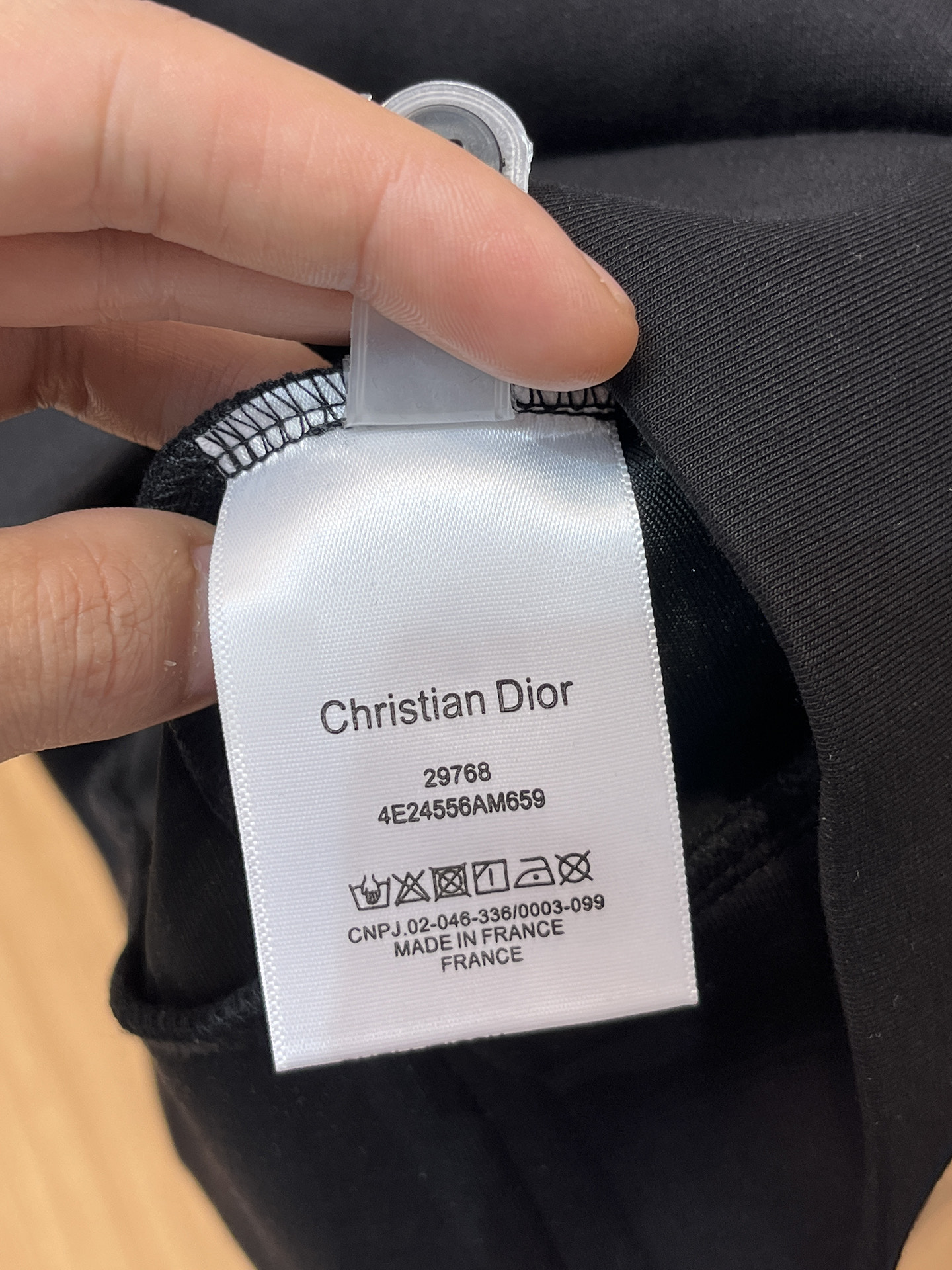 Dior Male Hoodie Cotton Black Xs-s-m-l