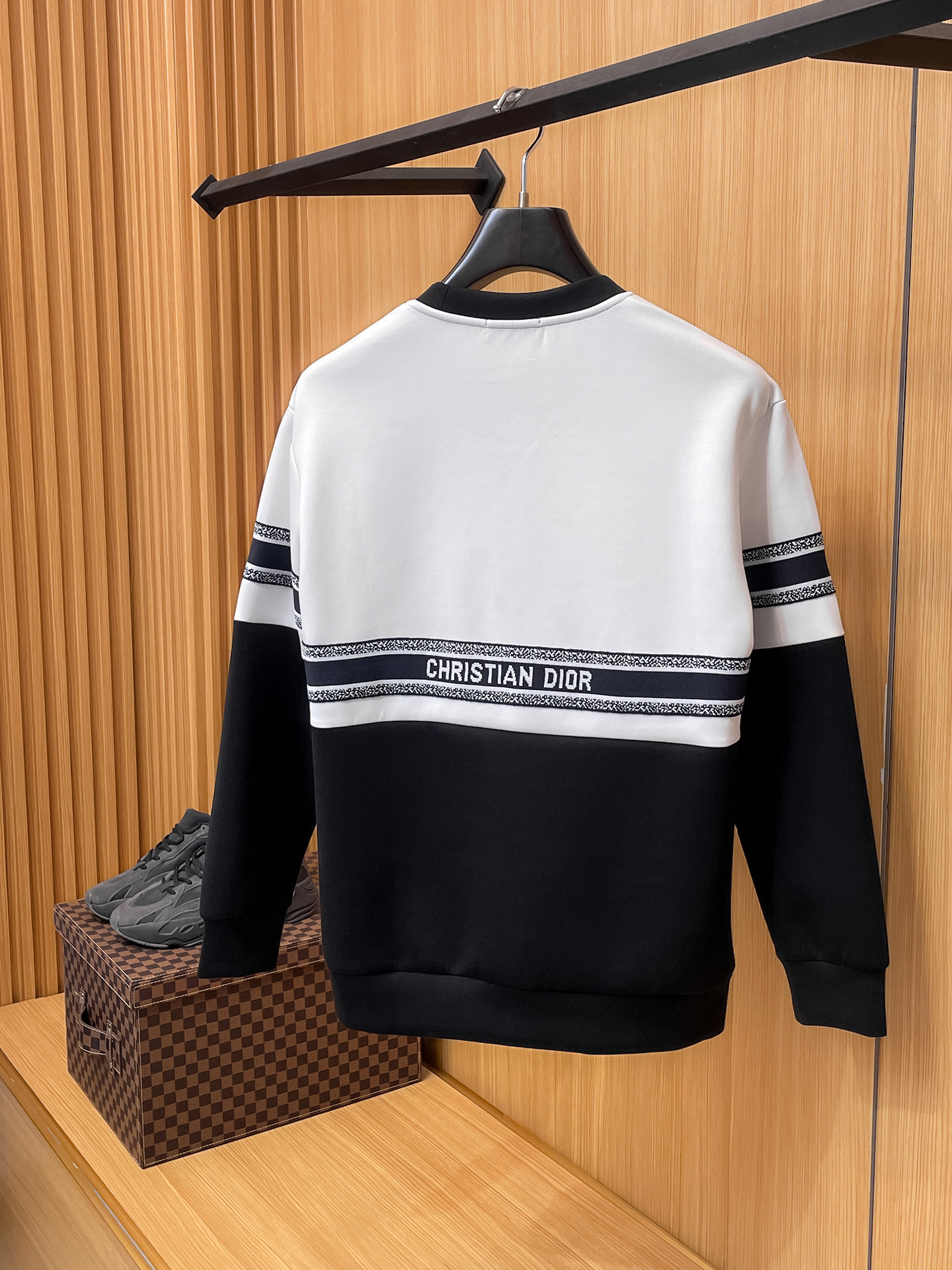 Dior Male Hoodie Cotton Black Xs-s-m-l