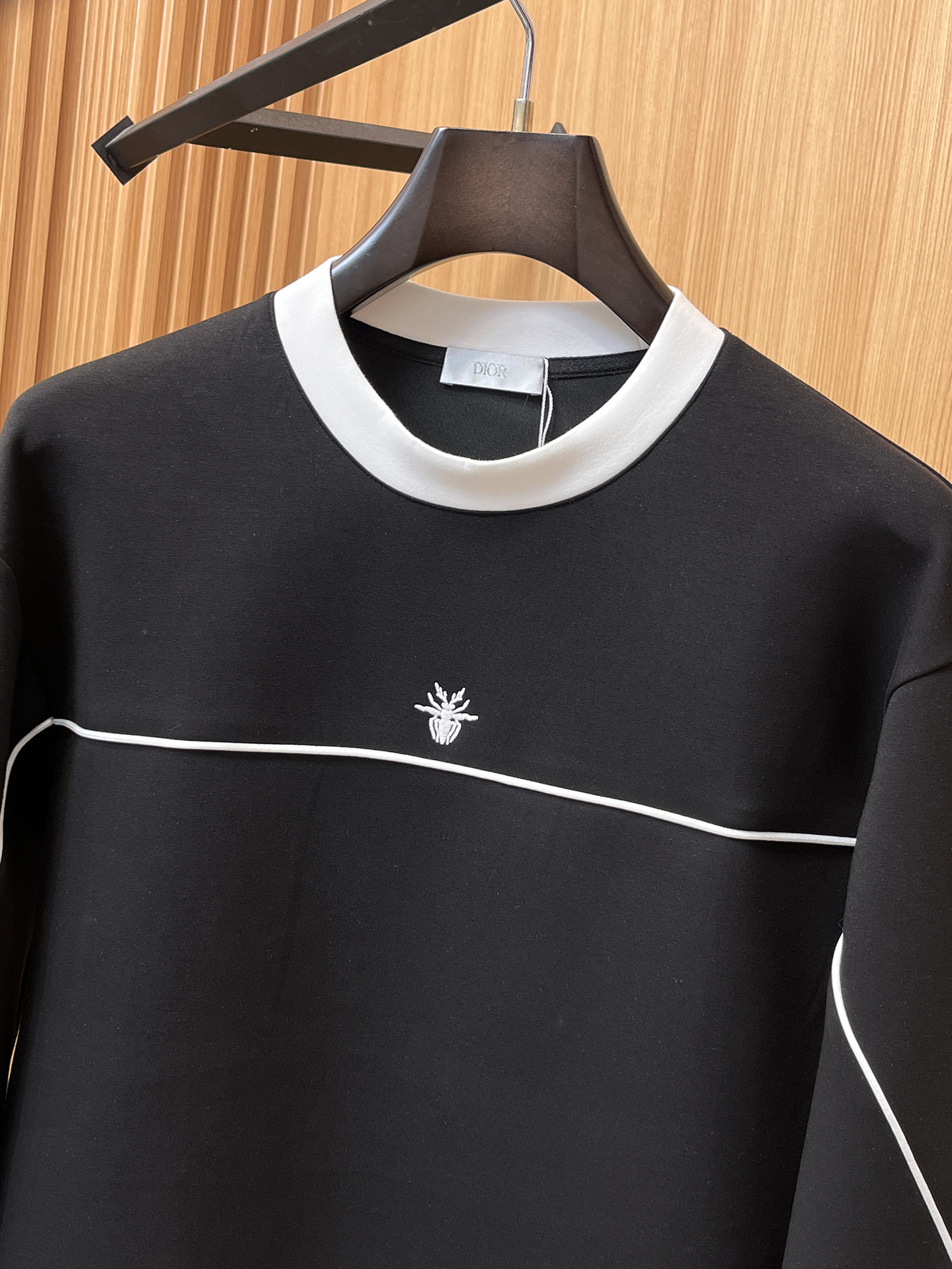 Dior Male Hoodie Cotton Black Xs-s-m-l