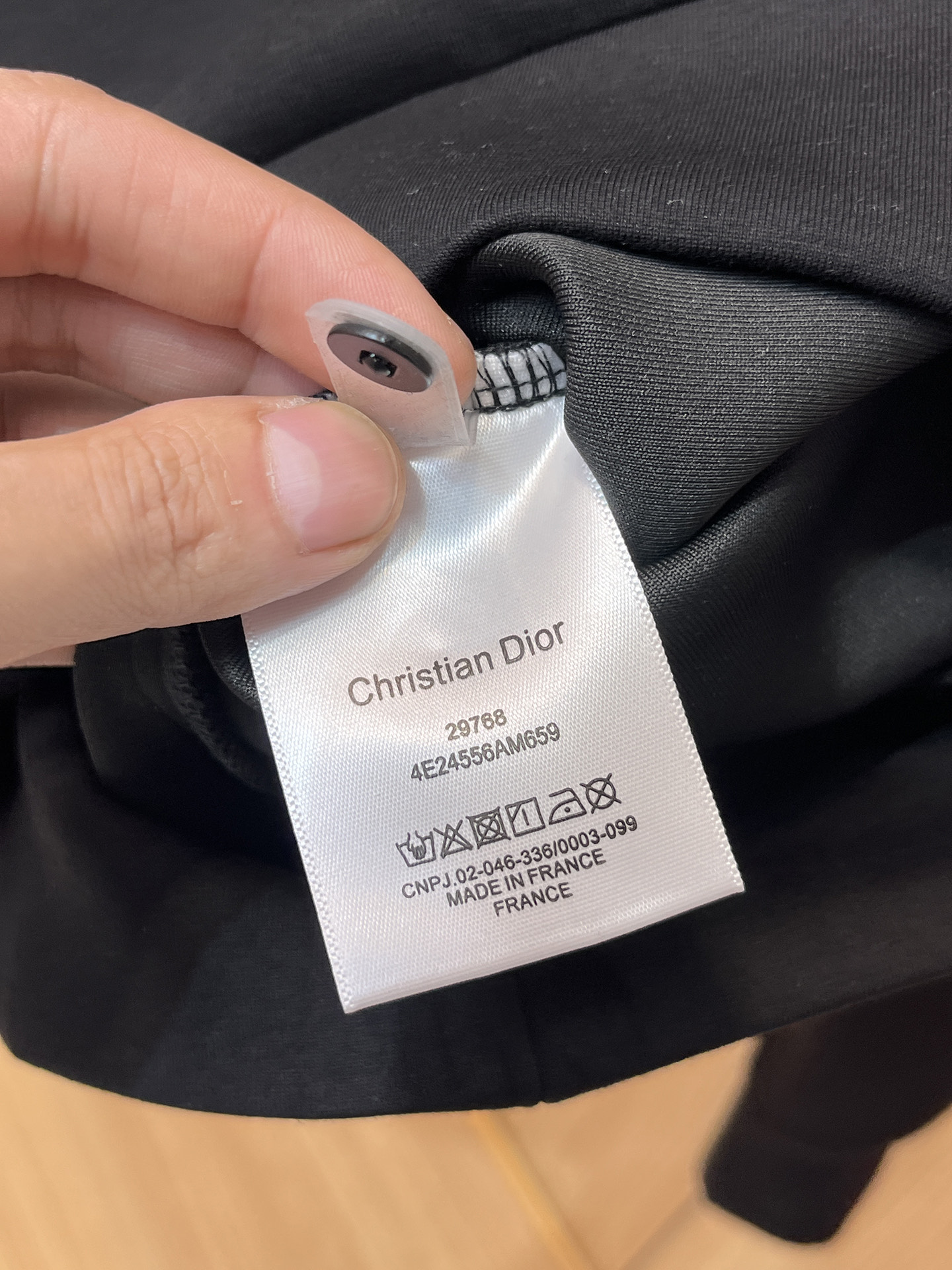 Dior Male Hoodie Cotton Black Xs-s-m-l