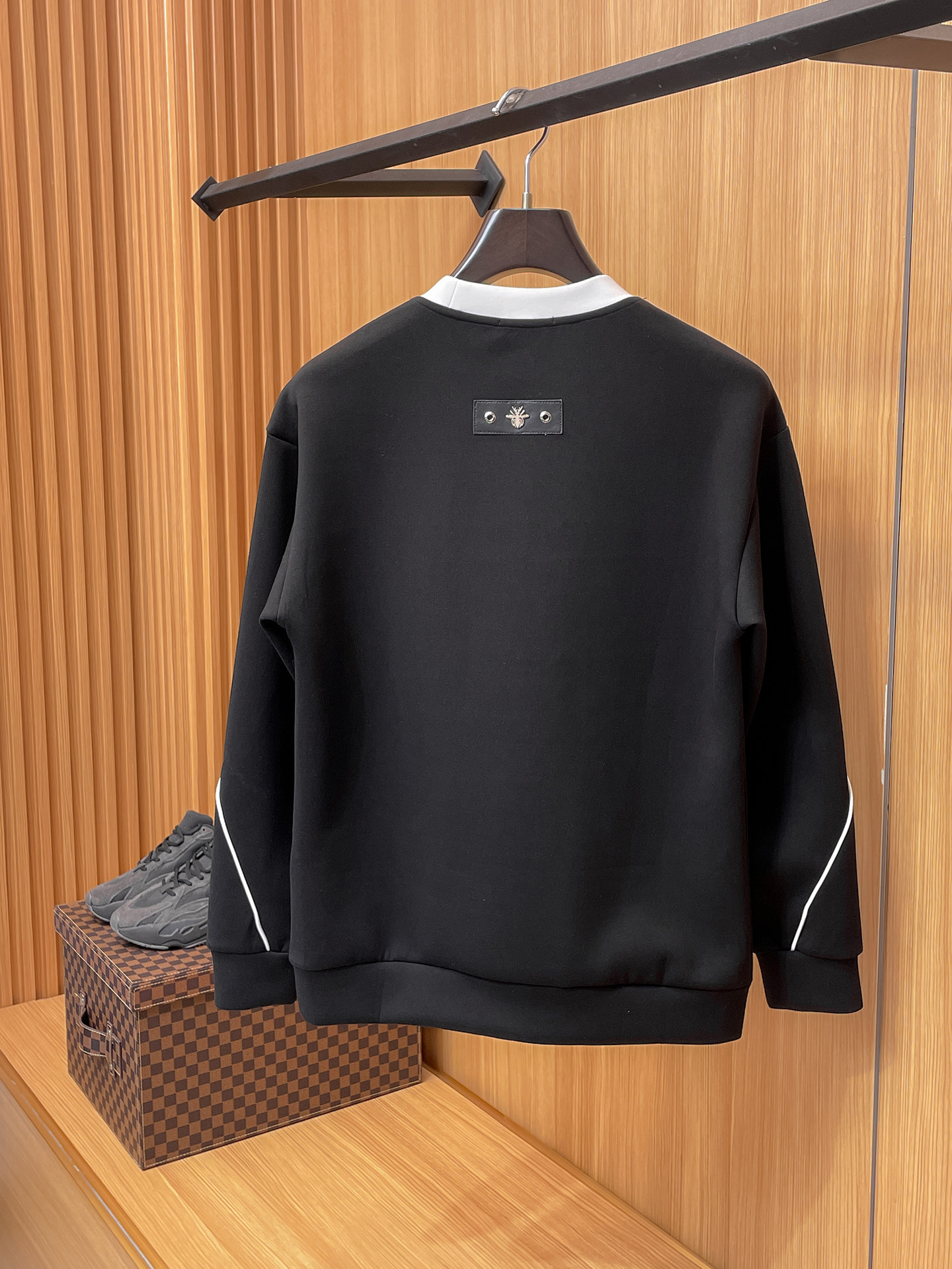 Dior Male Hoodie Cotton Black Xs-s-m-l