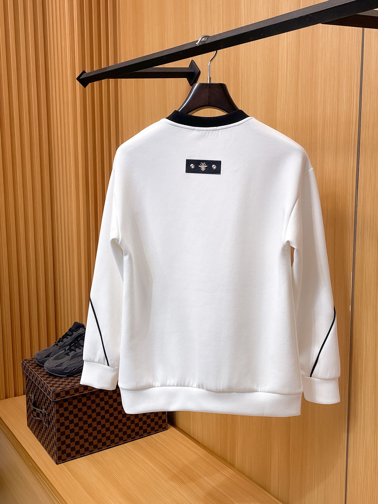 Dior Male Hoodie Cotton Black Xs-s-m-l