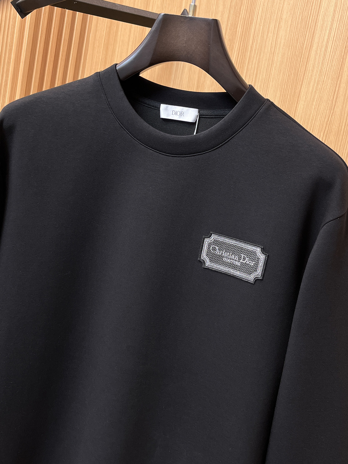 Dior Male Hoodie Cotton Black Xs-s-m-l