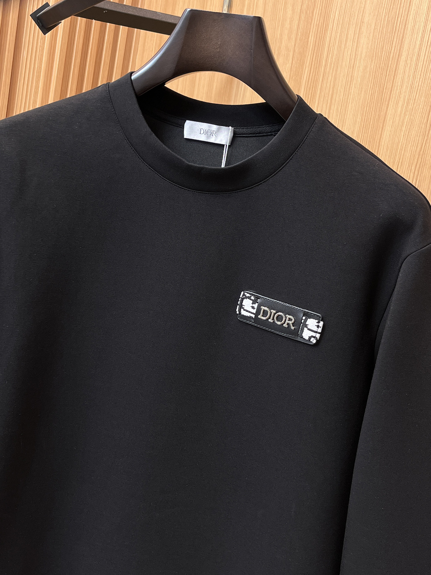 Dior Male Hoodie Cotton Black Xs-s-m-l