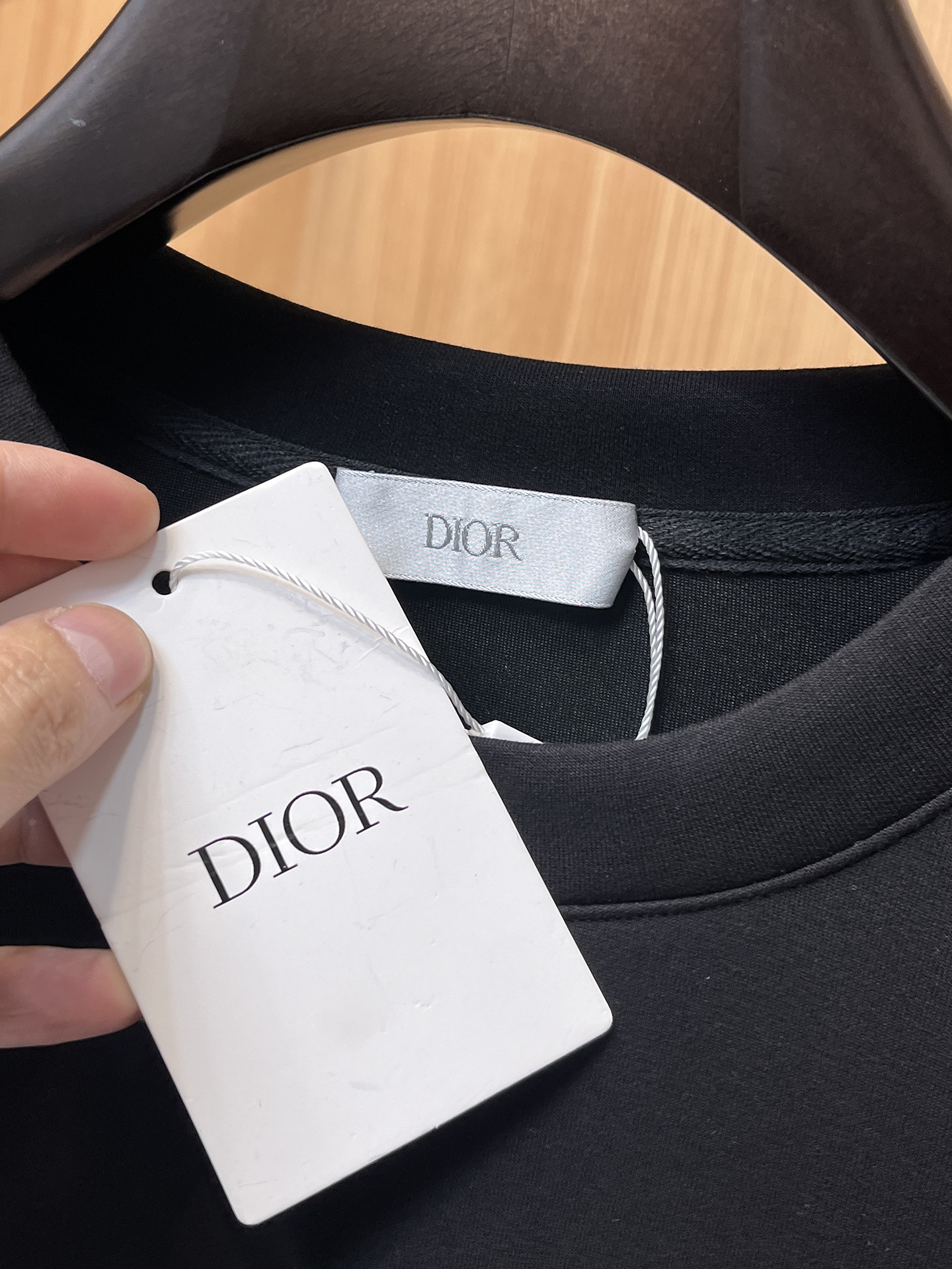 Dior Male Hoodie Cotton Black Xs-s-m-l