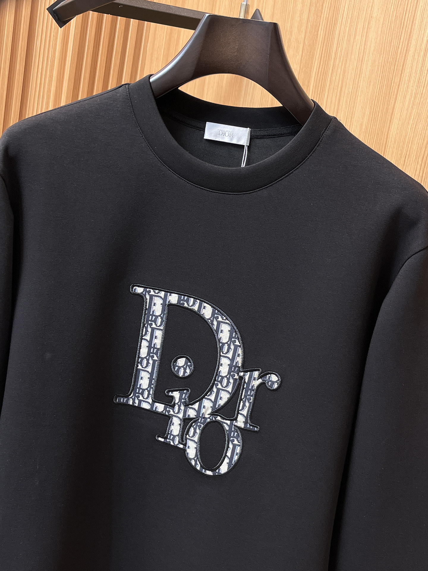 Dior Male Hoodie Cotton Black Xs-s-m-l