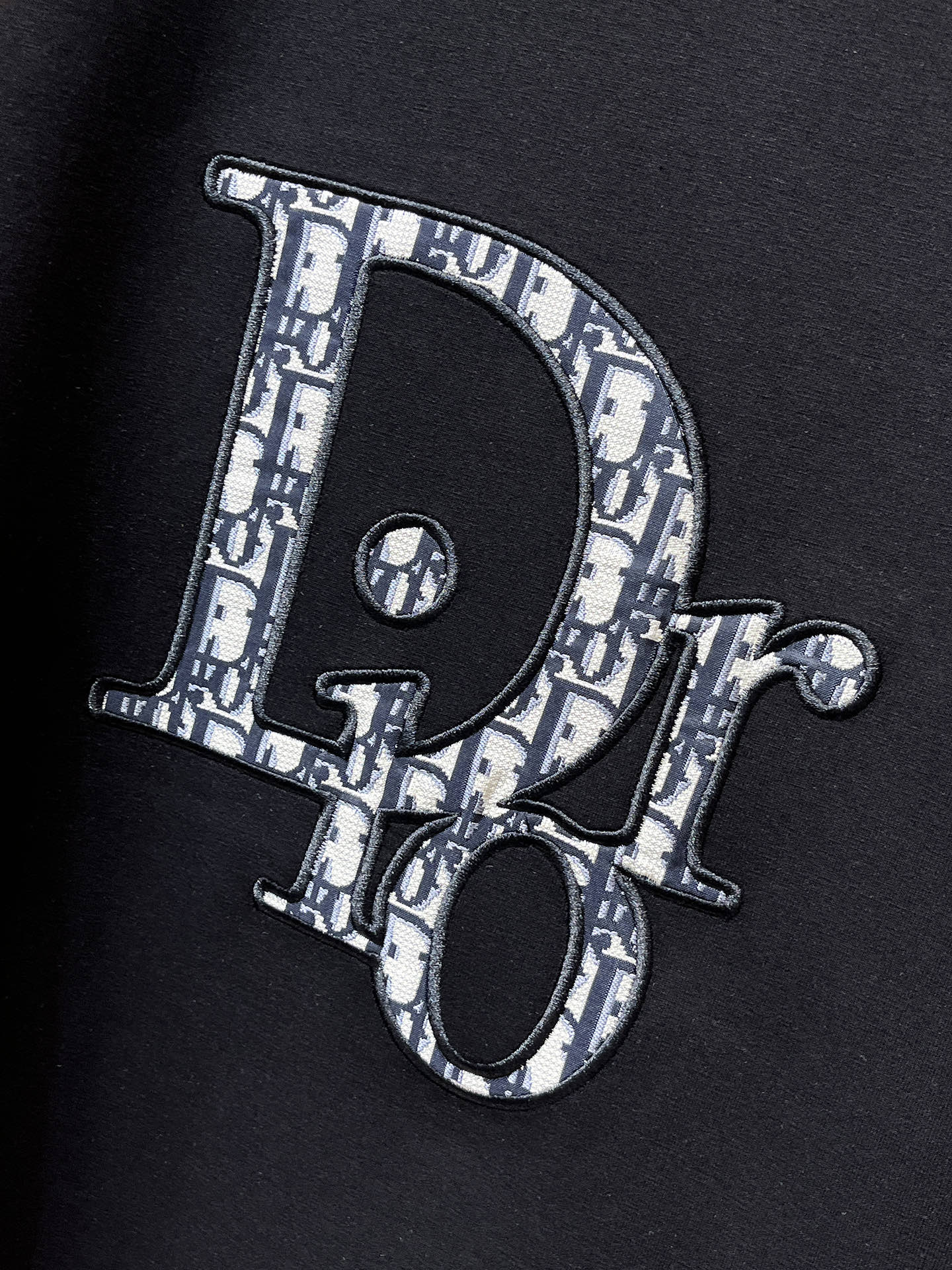 Dior Male Hoodie Cotton Black Xs-s-m-l