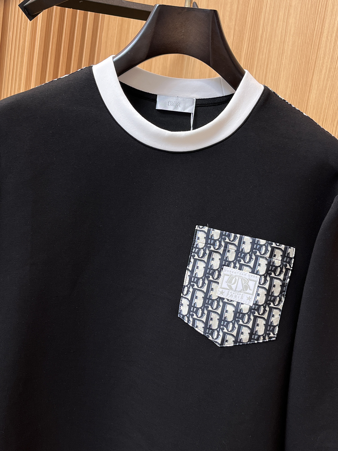 Dior Male Hoodie Cotton Black Xs-s-m-l