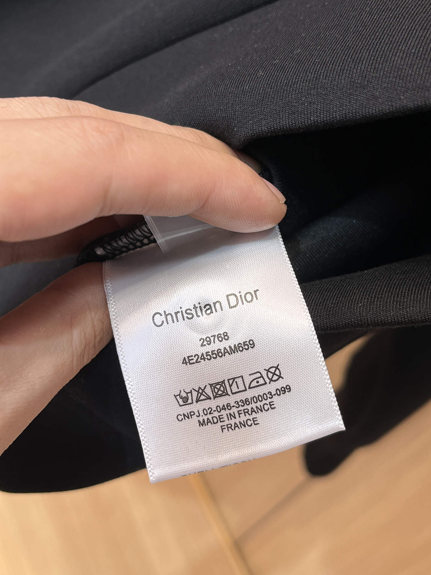 Dior Male Hoodie Cotton Black Xs-s-m-l