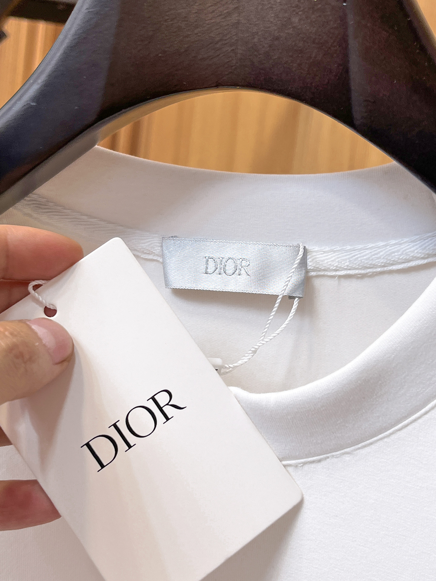 Dior Male Hoodie Cotton Black Xs-s-m-l