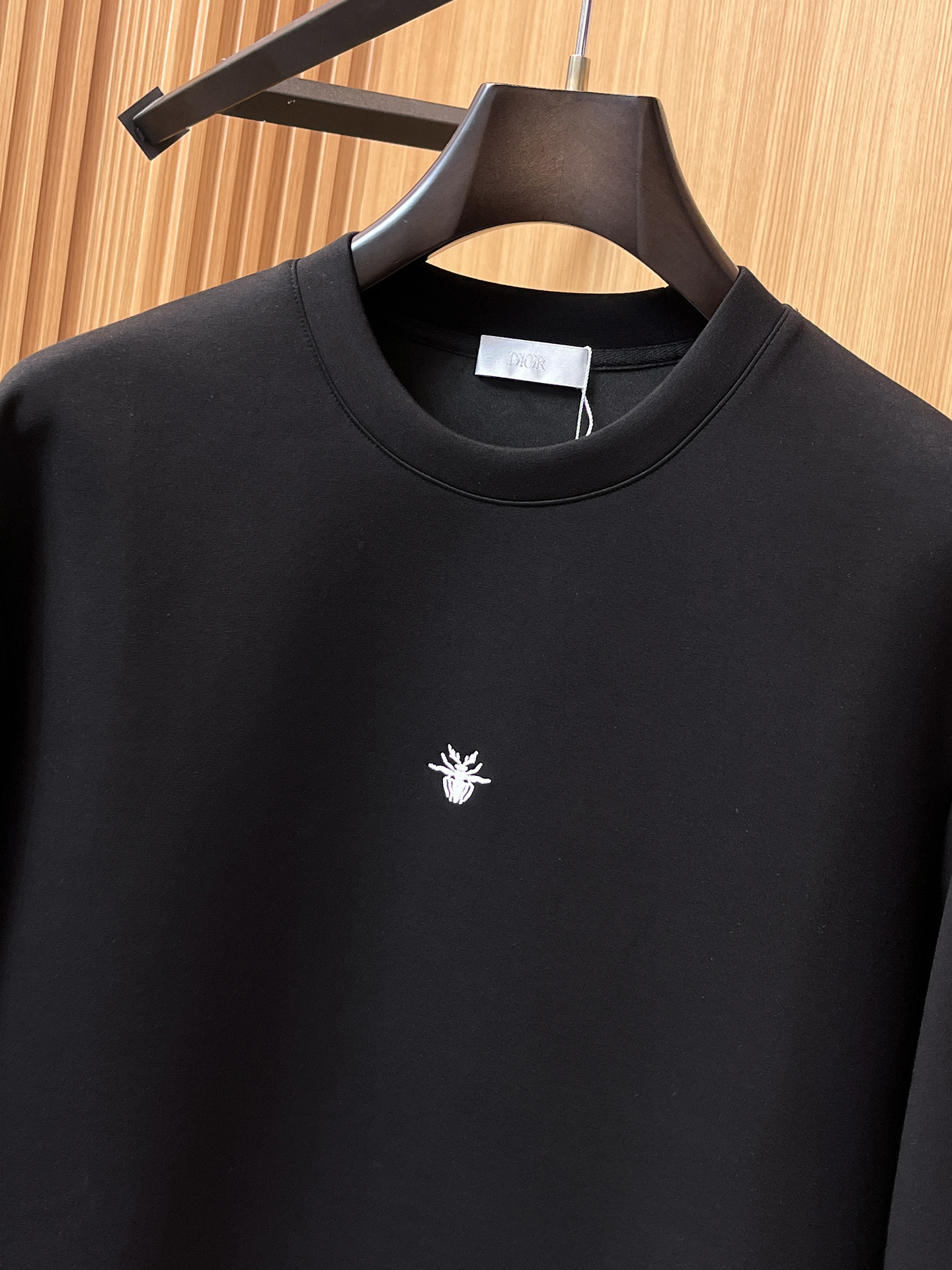 Dior Male Hoodie Cotton Black Xs-s-m-l