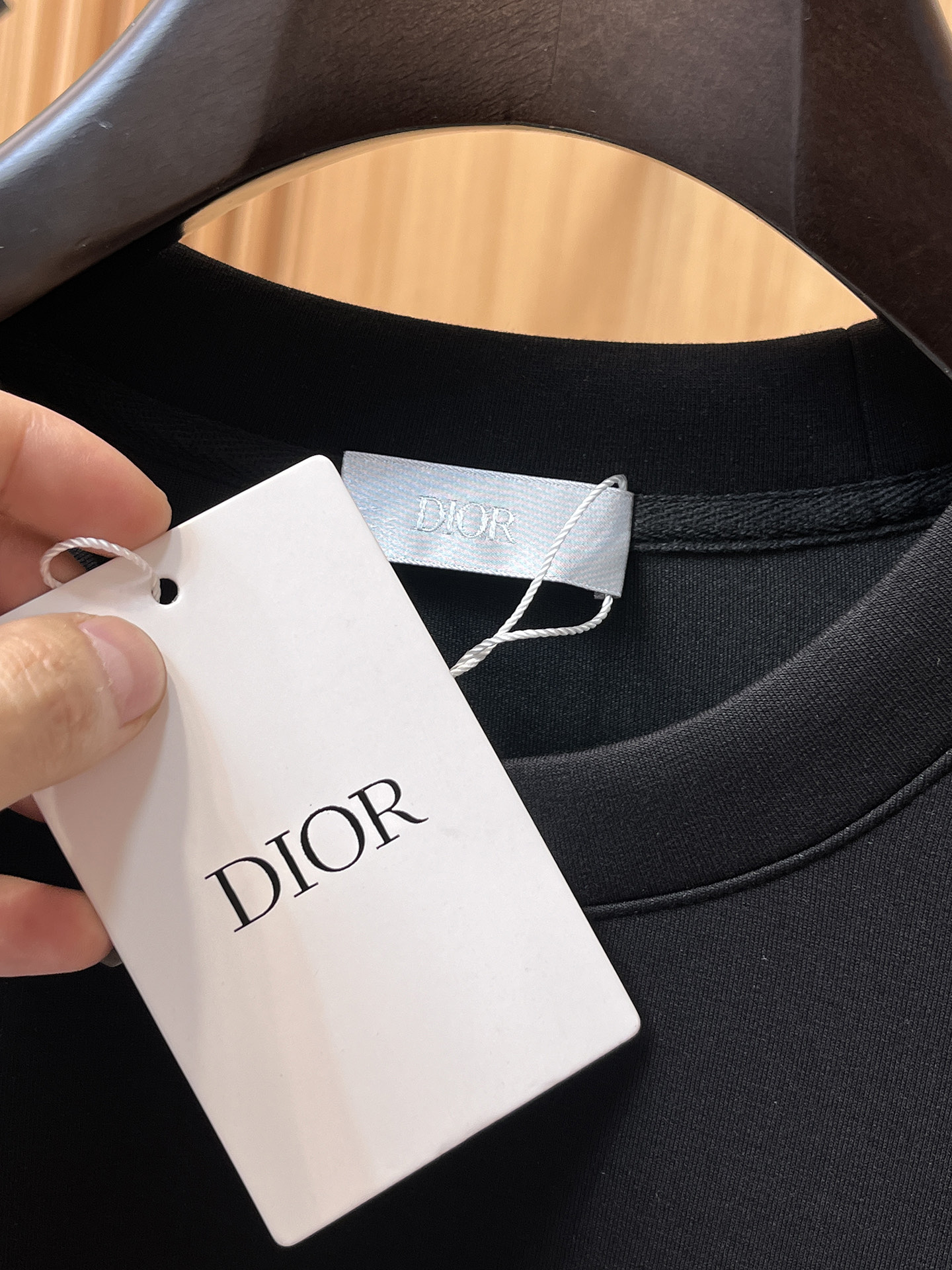 Dior Male Hoodie Cotton Black Xs-s-m-l