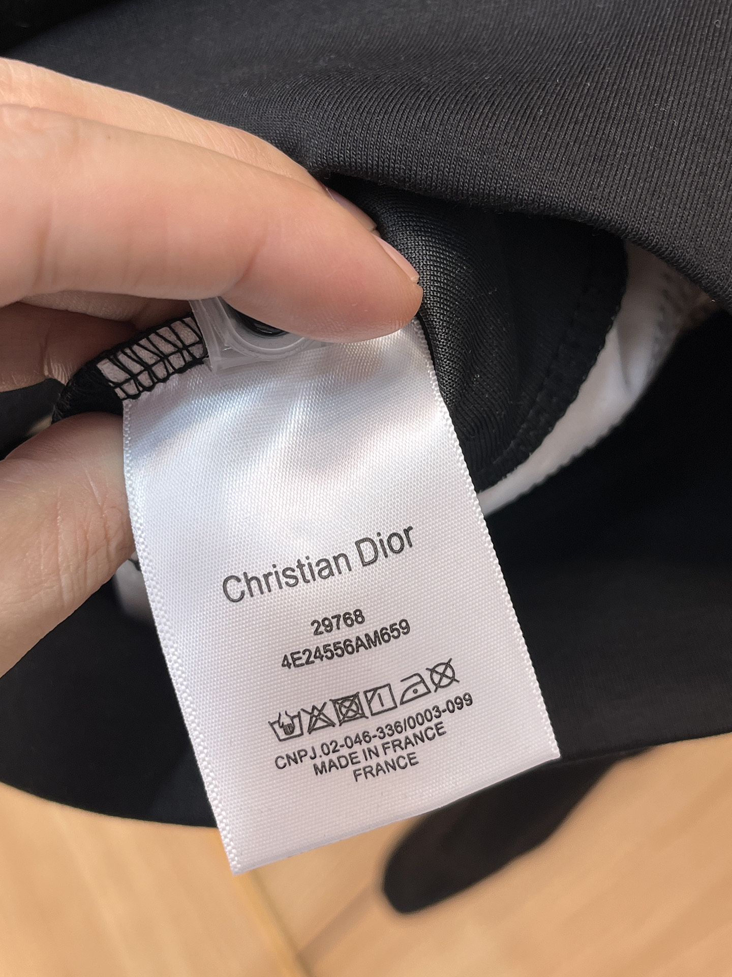 Dior Male Hoodie Cotton Black Xs-s-m-l
