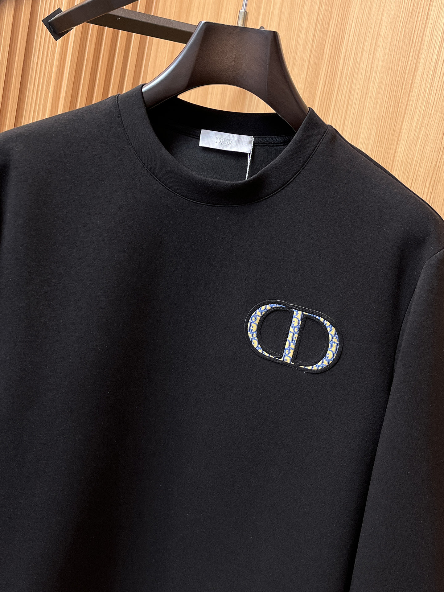 Dior Male Hoodie Cotton Black Xs-s-m-l