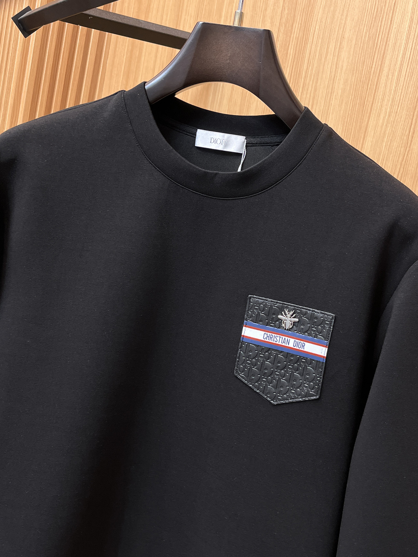 Dior Male Hoodie Cotton Black Xs-s-m-l