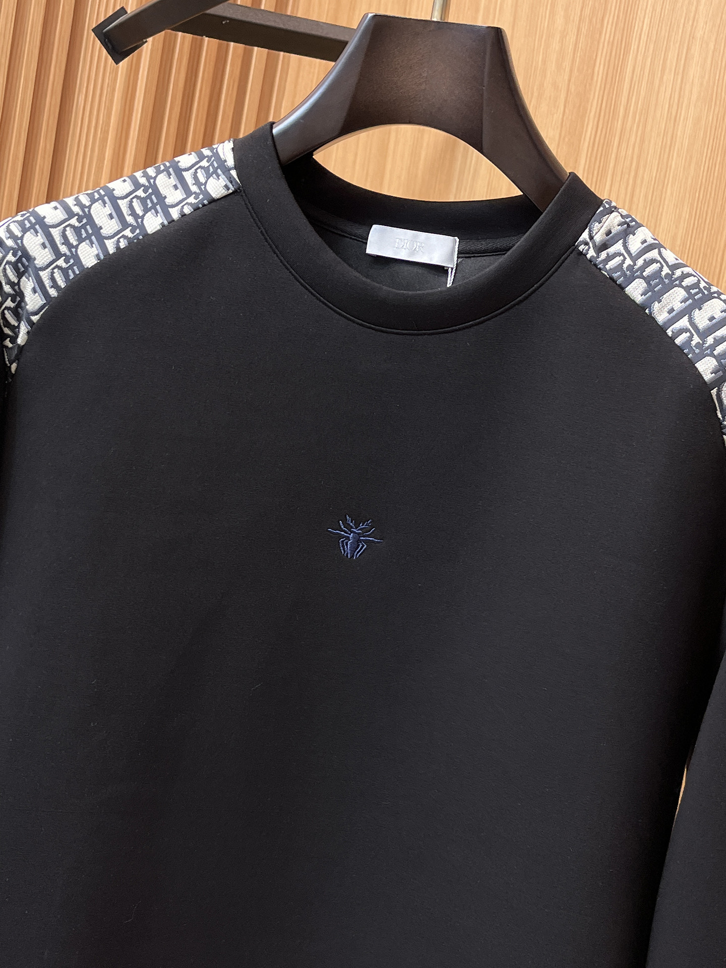 Dior Male Hoodie Cotton Black Xs-s-m-l