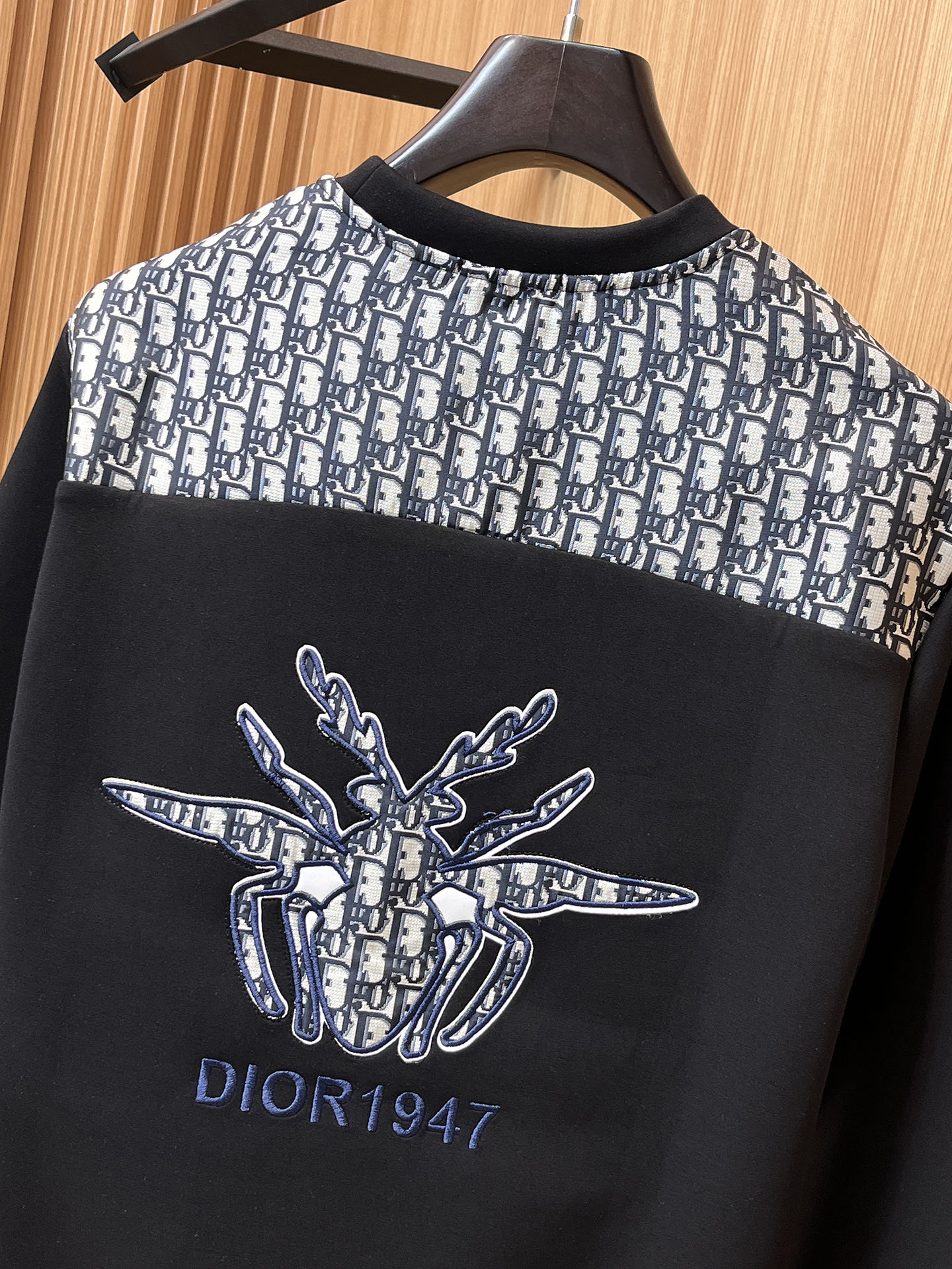 Dior Male Hoodie Cotton Black Xs-s-m-l