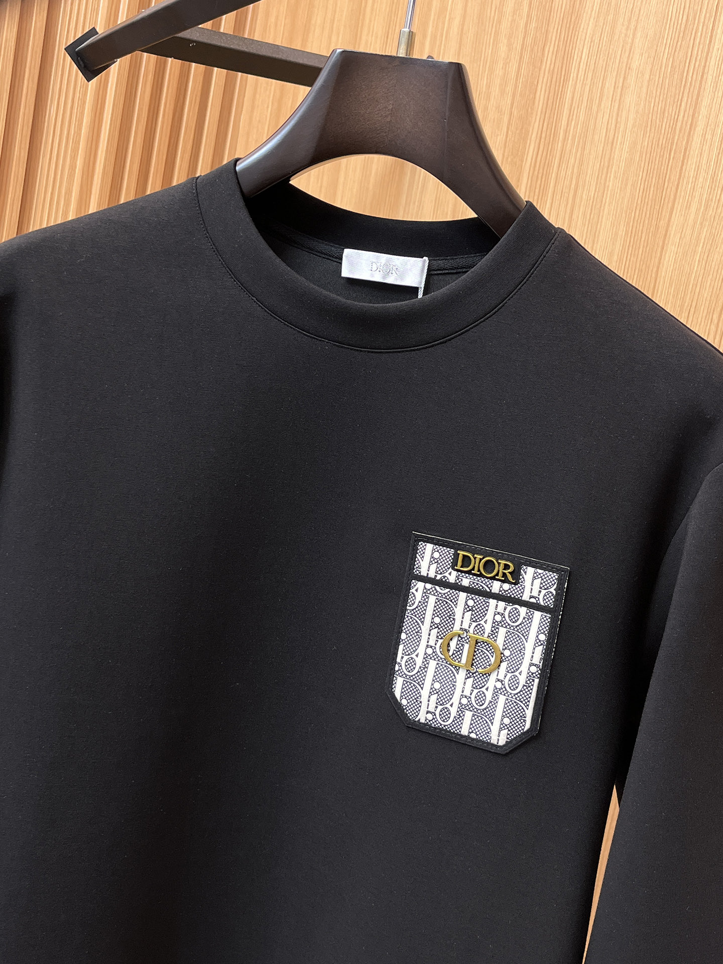 Dior Male Hoodie Cotton Black Xs-s-m-l